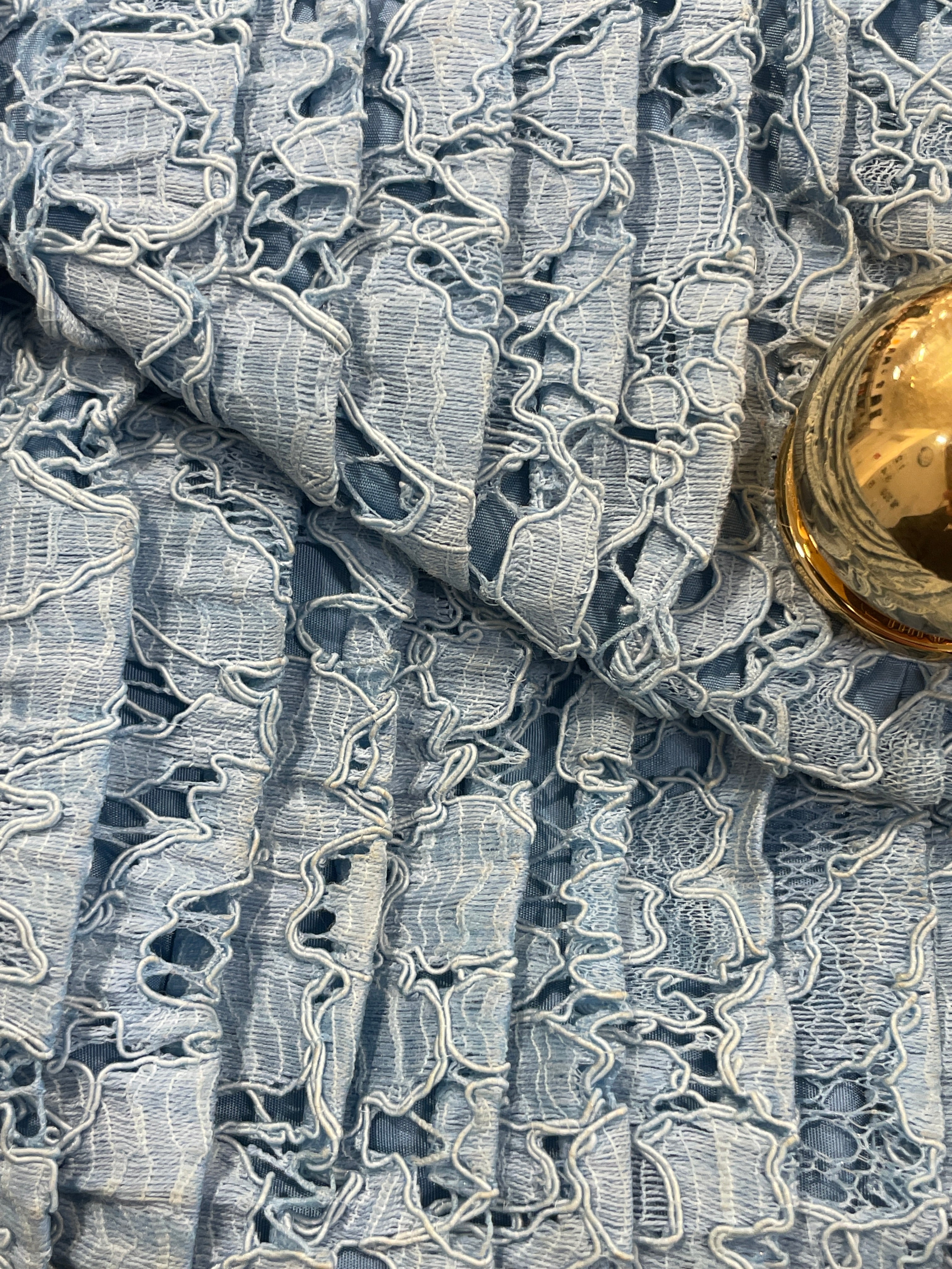MIU MIU/Clutch Bag/Floral Pattern/BLU/BLUE LACE CLUTCH BAG view 6