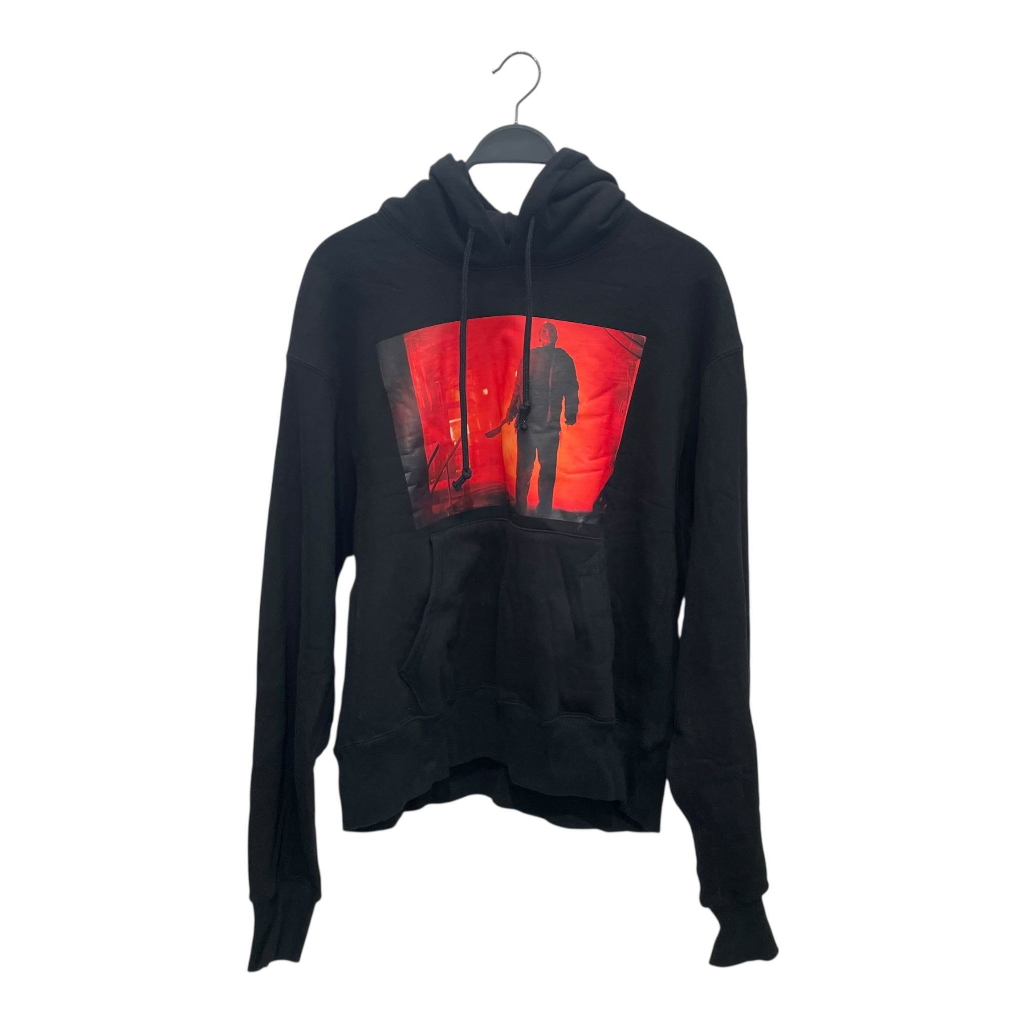 HOOD BY AIR./Hoodie/M/Graphic/Cotton/BLK/Pullover/X FREDDY VS JASON view 1