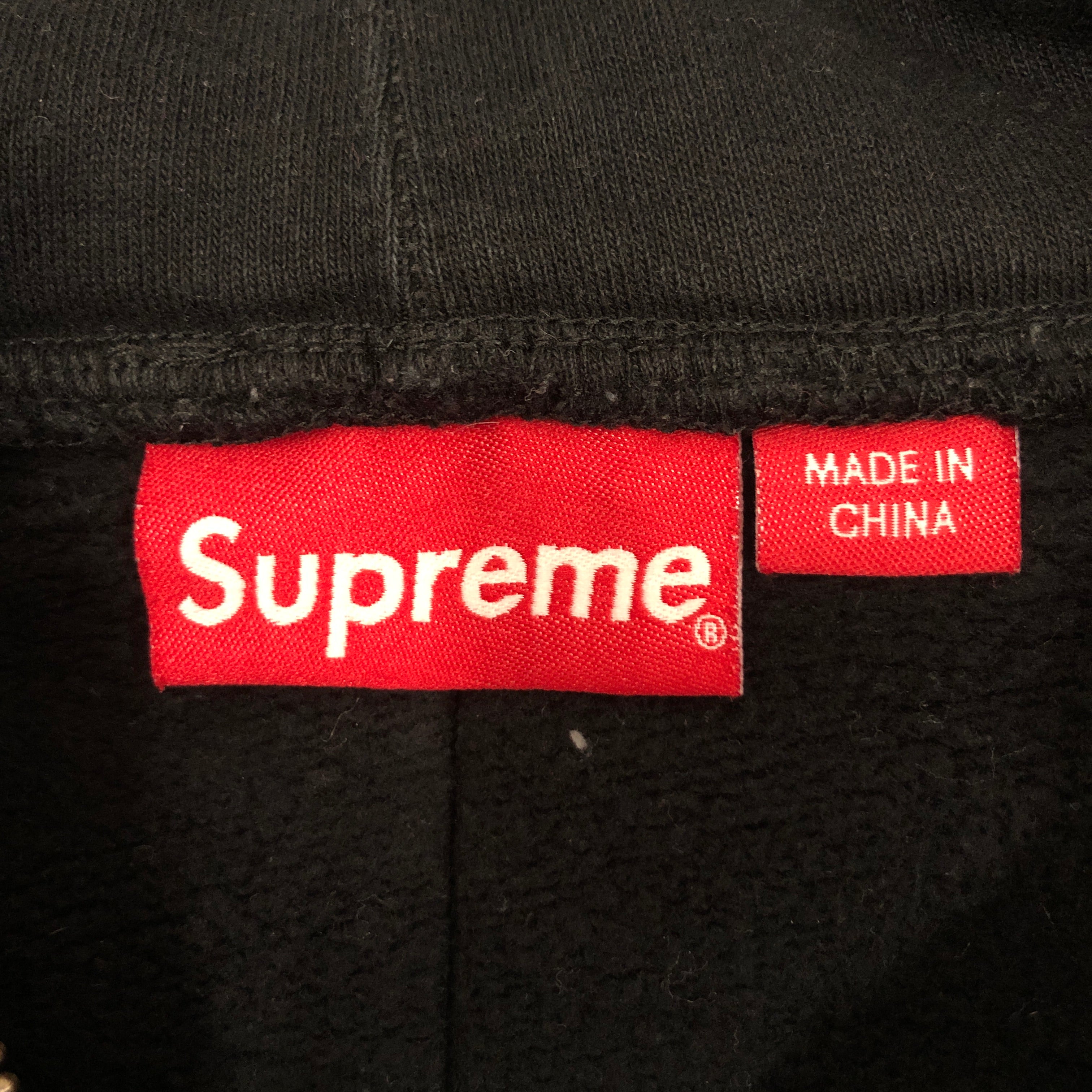 Supreme/Hoodie/M/Cotton/BLK/ view 3