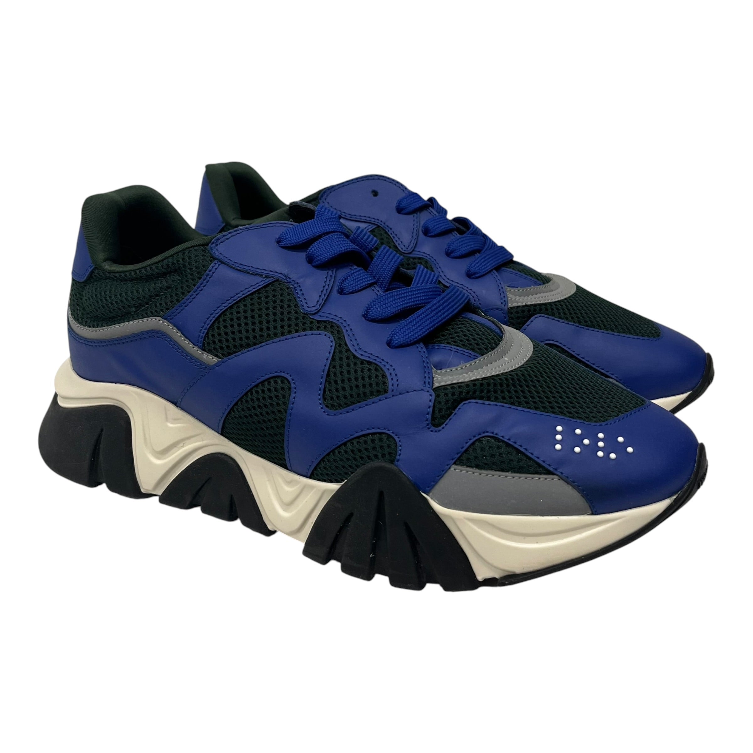 VERSACE/Low-Sneakers/EU 45/BLU/SQUALO view 1