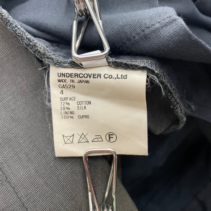 UNDERCOVER/Straight Pants/4/Cotton/GRY/SLACKS