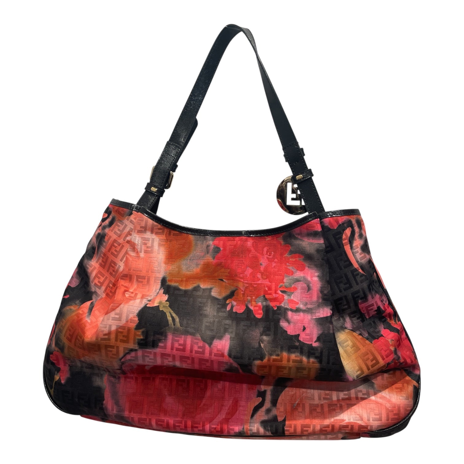 FENDI/Hand Bag/Floral Pattern/Cotton/MLT/FLORAL FENDI ZUCCA view 2