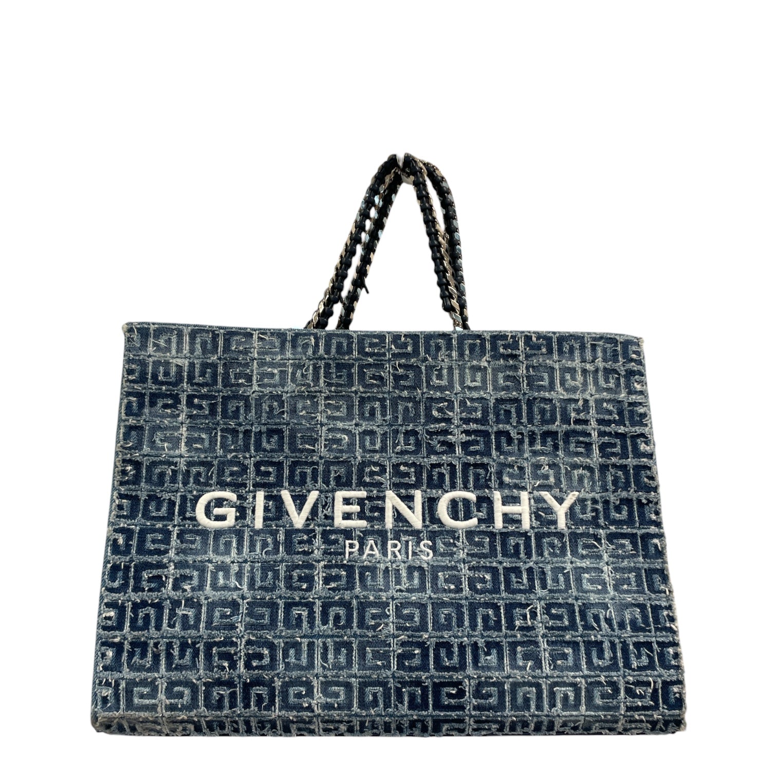 GIVENCHY/Tote Bag/Monogram/Denim/BLU/G TOTE/CHAIN HANDLES view 1