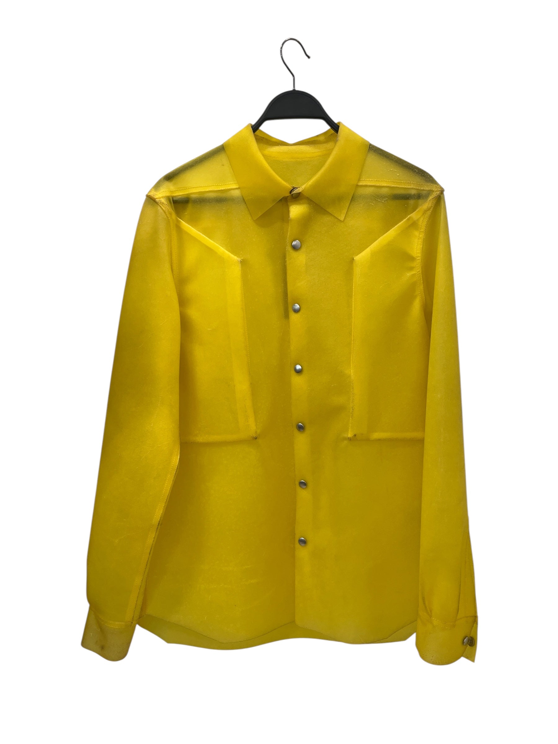 Rick Owens/Leather Jkt/40/Leather/YEL/TRANSLUCENT YELLOW EDFU S/S23 view 1