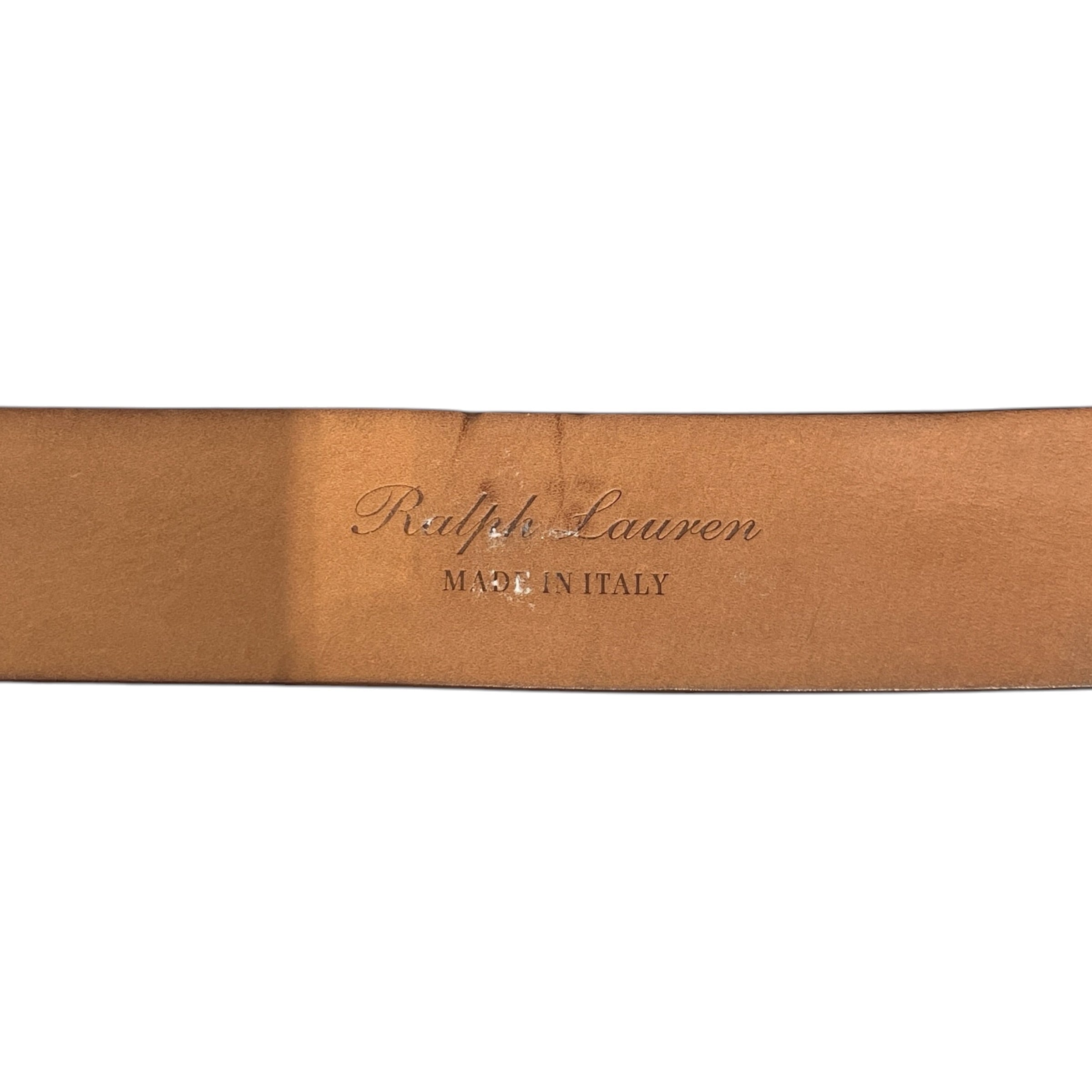 RALPH LAUREN/Belt/Leather/CML/M's/brown leather view 3