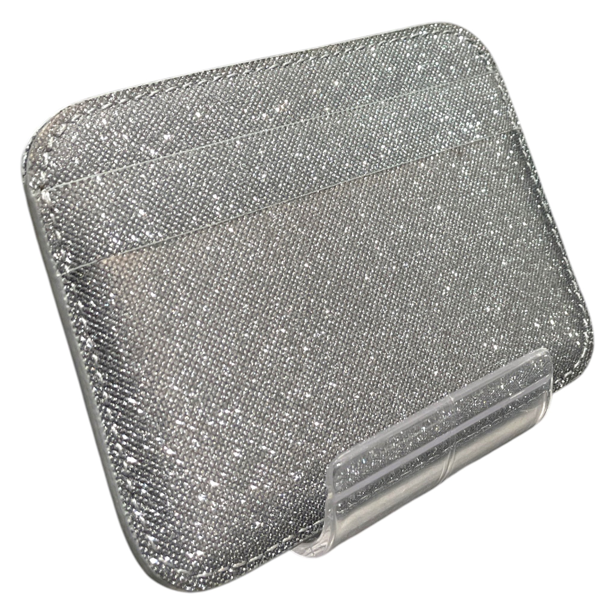 BALENCIAGA/Wallet/Glitter/Leather/SLV/L's/Glitter Cardholder view 2