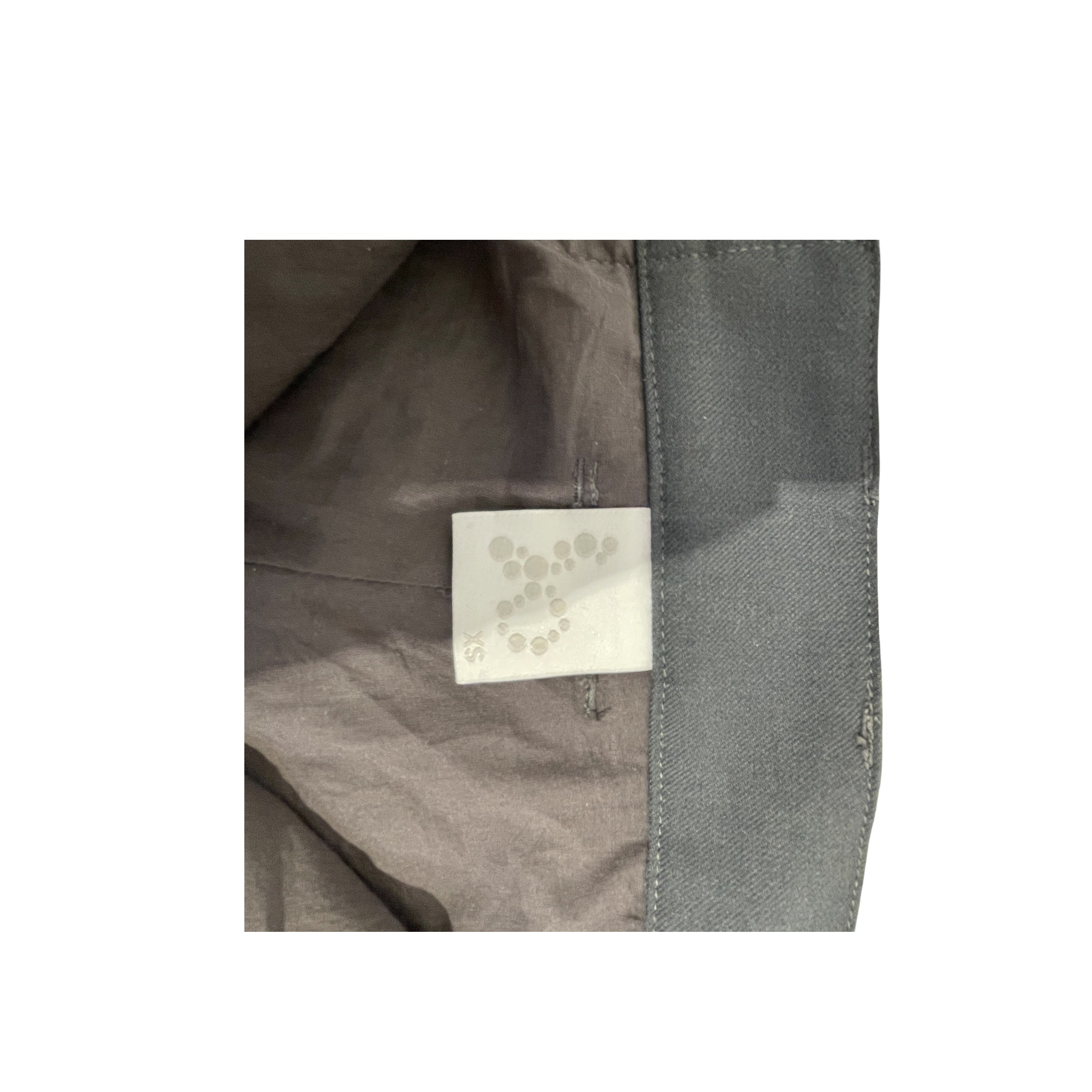 BAD SON/Straight Pants/XS/Cotton/IDG/PLEATED TROUSERS view 6