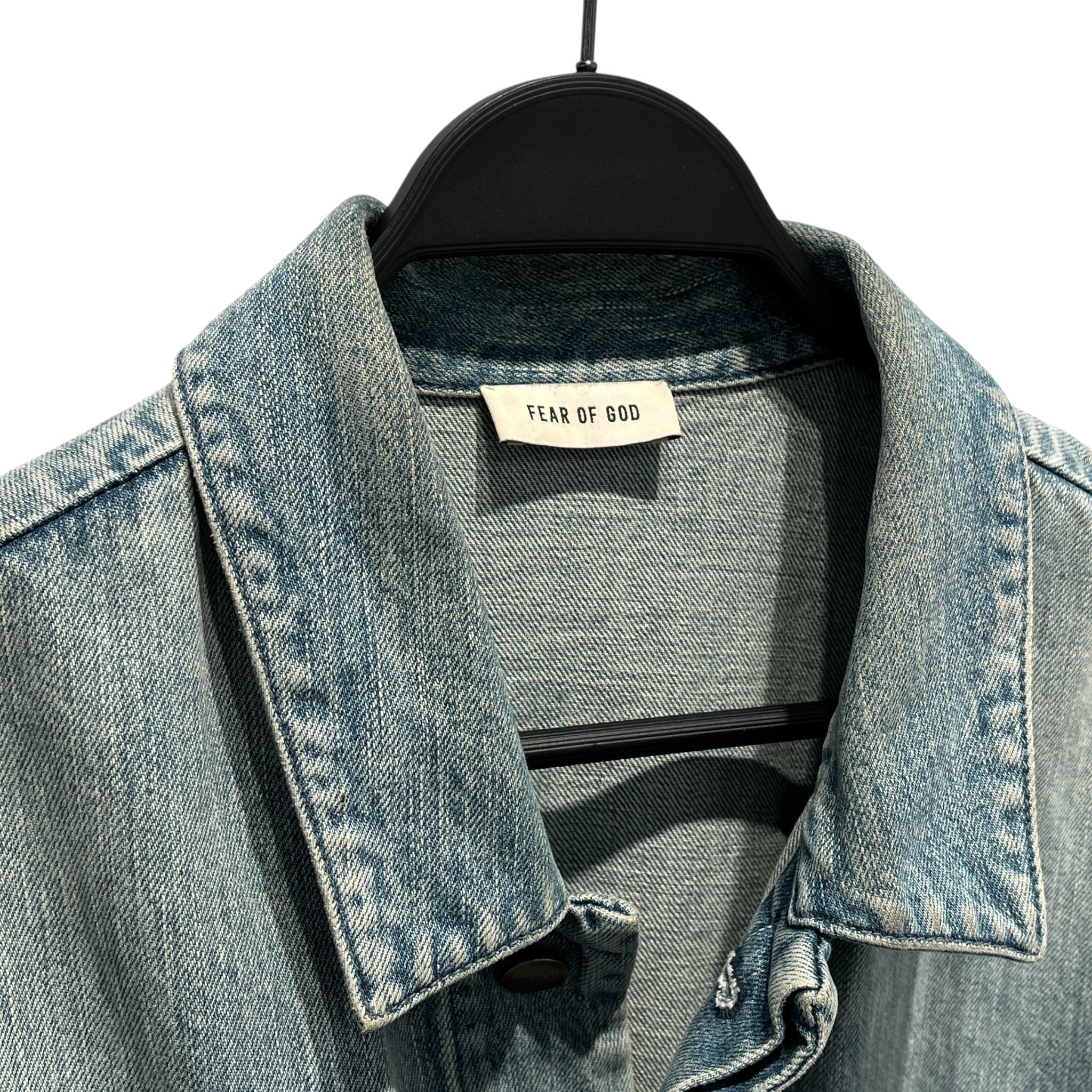 FEAR OF GOD/Denim Jkt/XS/Denim/BLU/oversized trucker jacket view 6