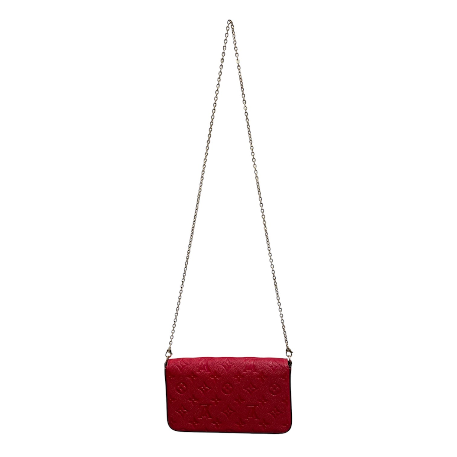 LOUIS VUITTON/Cross Body Bag/Monogram/RED/FELICIE POCHETTE view 2