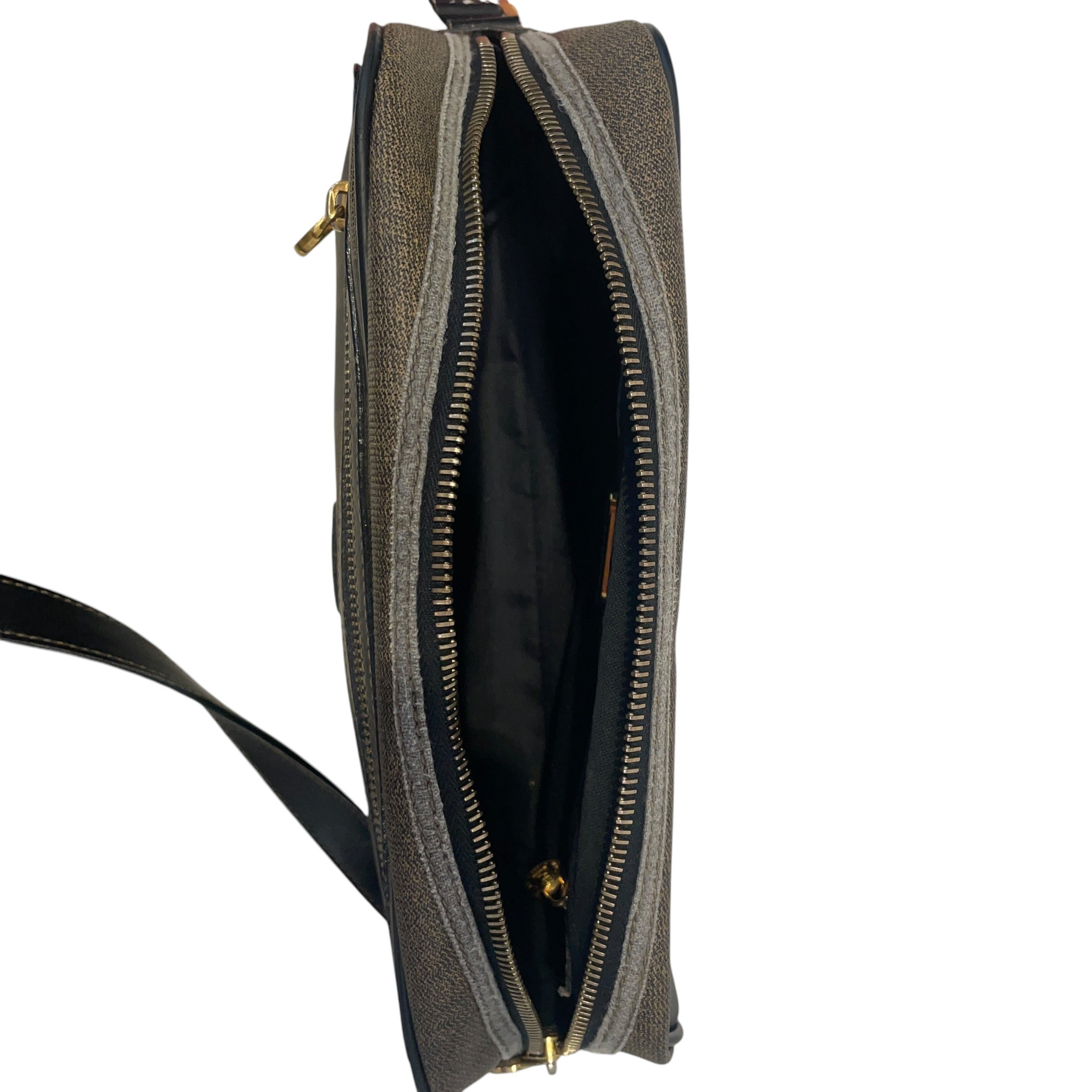 FENDI/Bag/Stripe/Leather/BRW/Stripped Cross body view 7