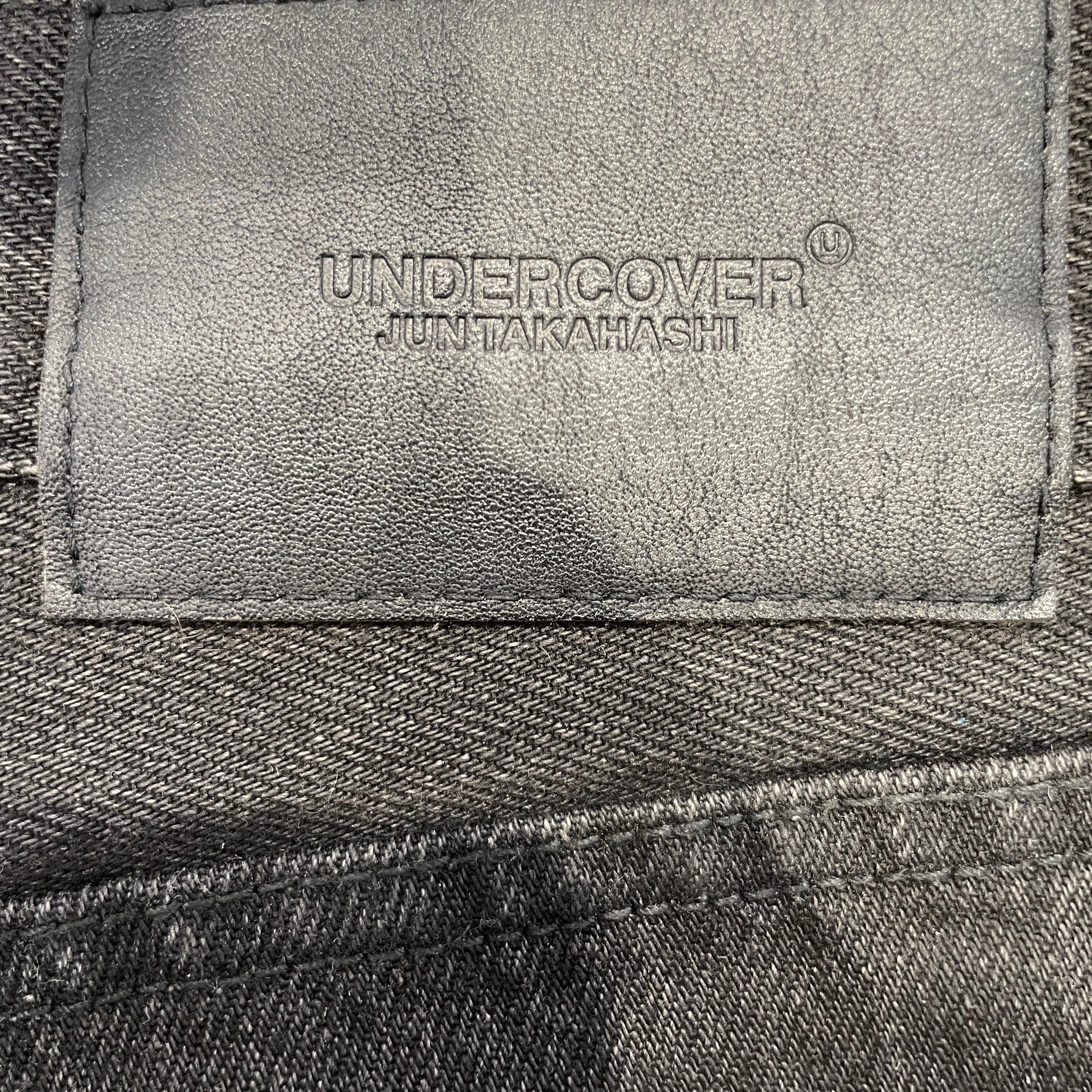 UNDERCOVER/Straight Pants/5/Denim/BLK/JUN TAKAHASHI EMBELLISHED view 3