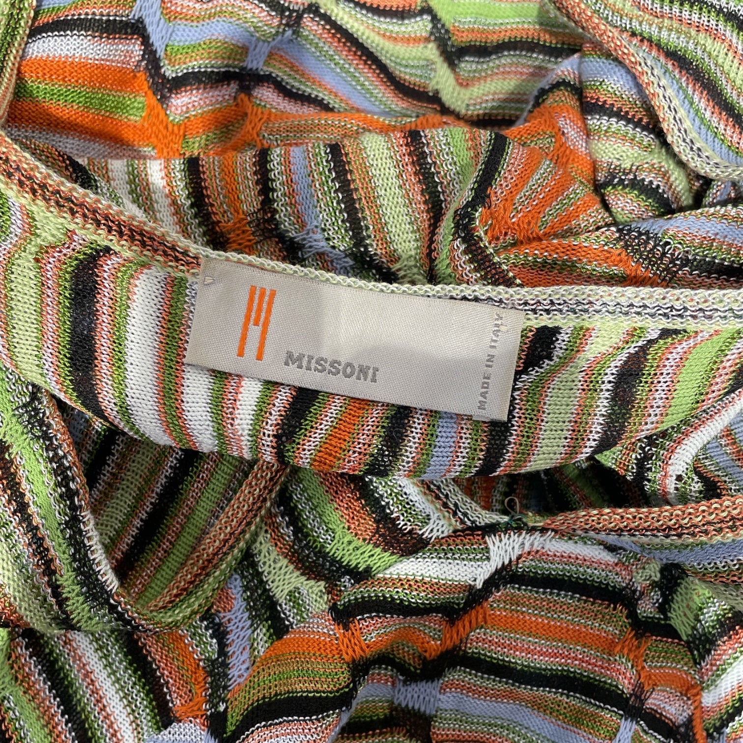 MISSONI/SS Dress/8/Stripe/Nylon/MLT/V-Neck Stripe Dress view 3