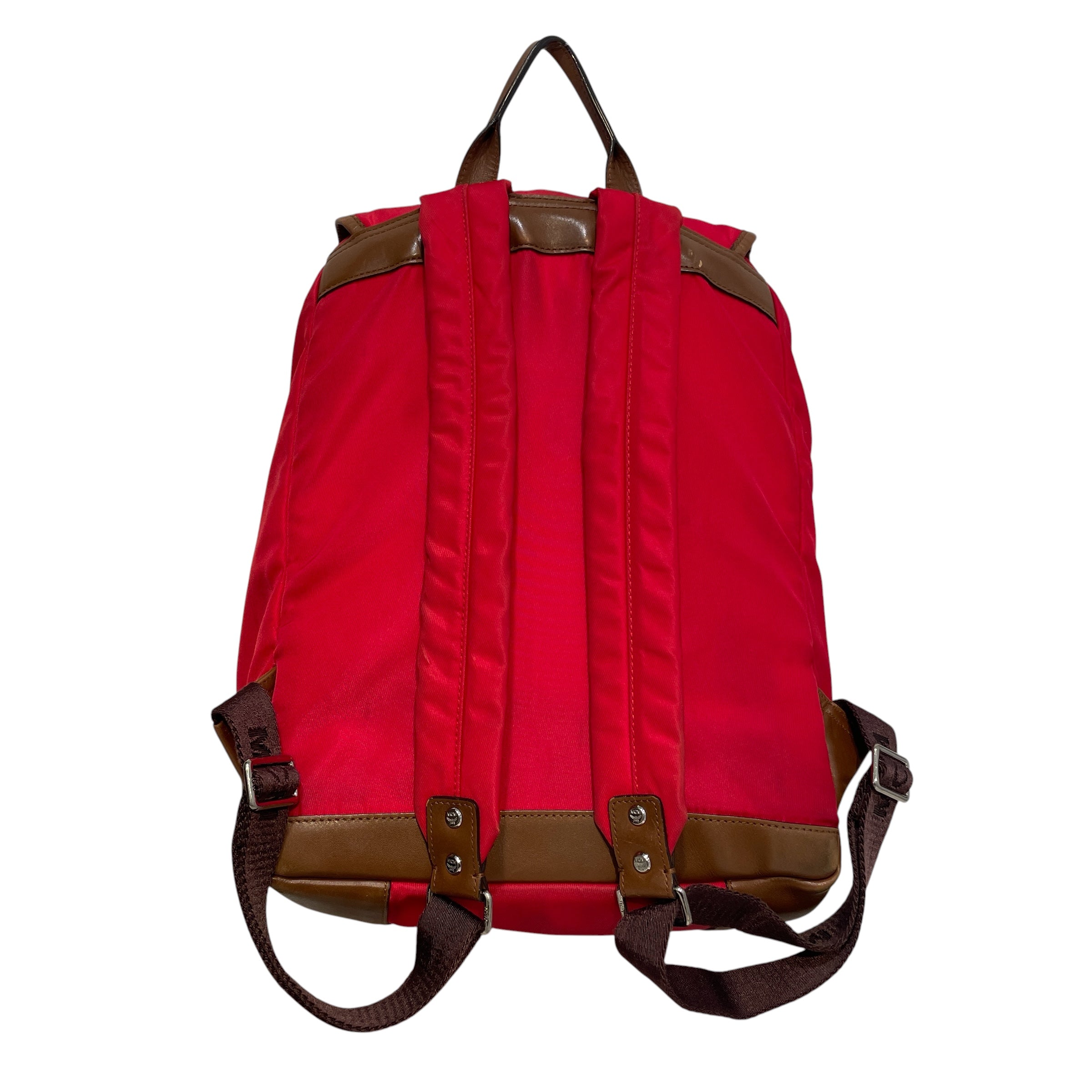 MCM/Bag/Nylon/RED/Nylon Backpack view 2
