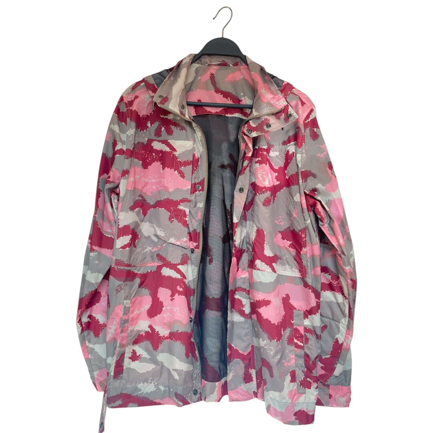 VALENTINO/Windbreaker/48/Nylon/MLT/Camouflage/RV3CID95DLE/PNK/RD/GRAY view 2