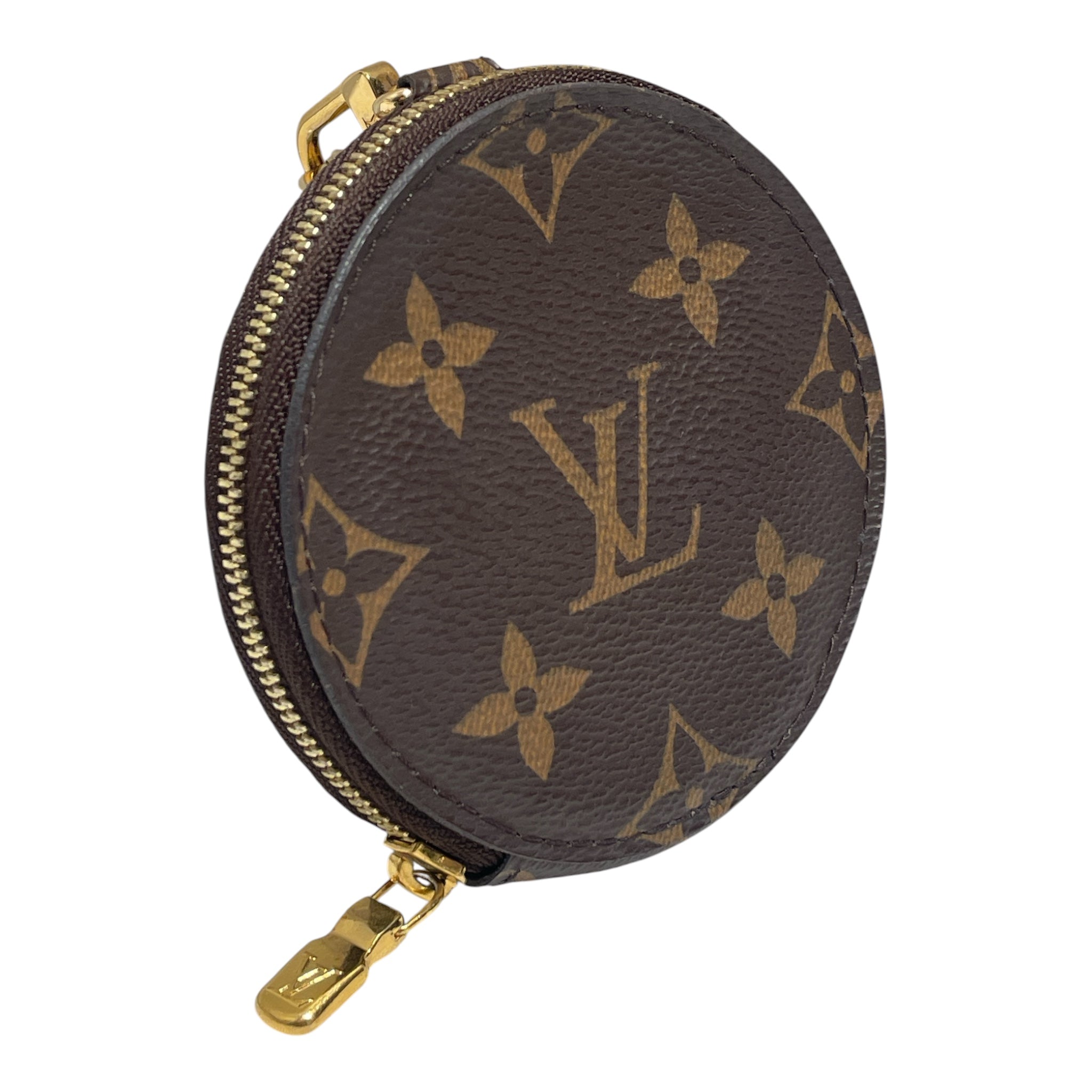 LOUIS VUITTON/Coin Wallet/Monogram/Leather/BRW/ view 1