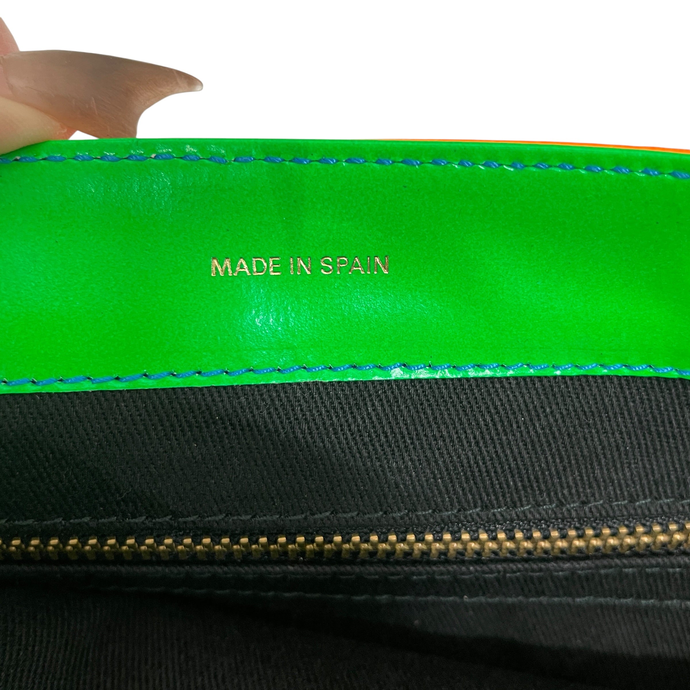 COMME des GARCONS/Hand Bag/Leather/MLT/COMME DG MULTICLOR HANDBAG view 4