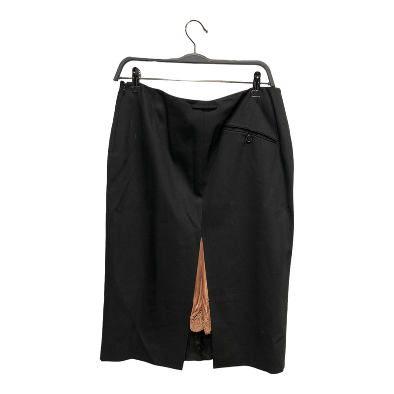 Jean Paul Gaultier/Long Skirt/12/Rayon/BLK/
