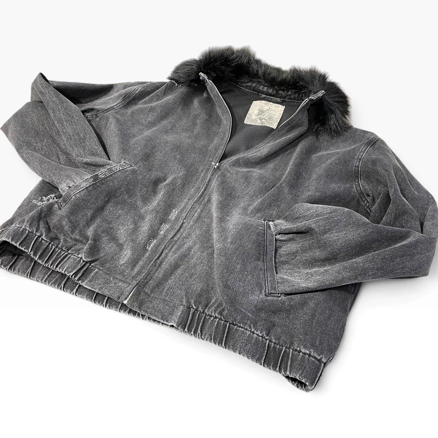 basketcase gallery/Denim Jkt/L/Denim/BLK/VILLIAN GRIFTER JACKET view 6