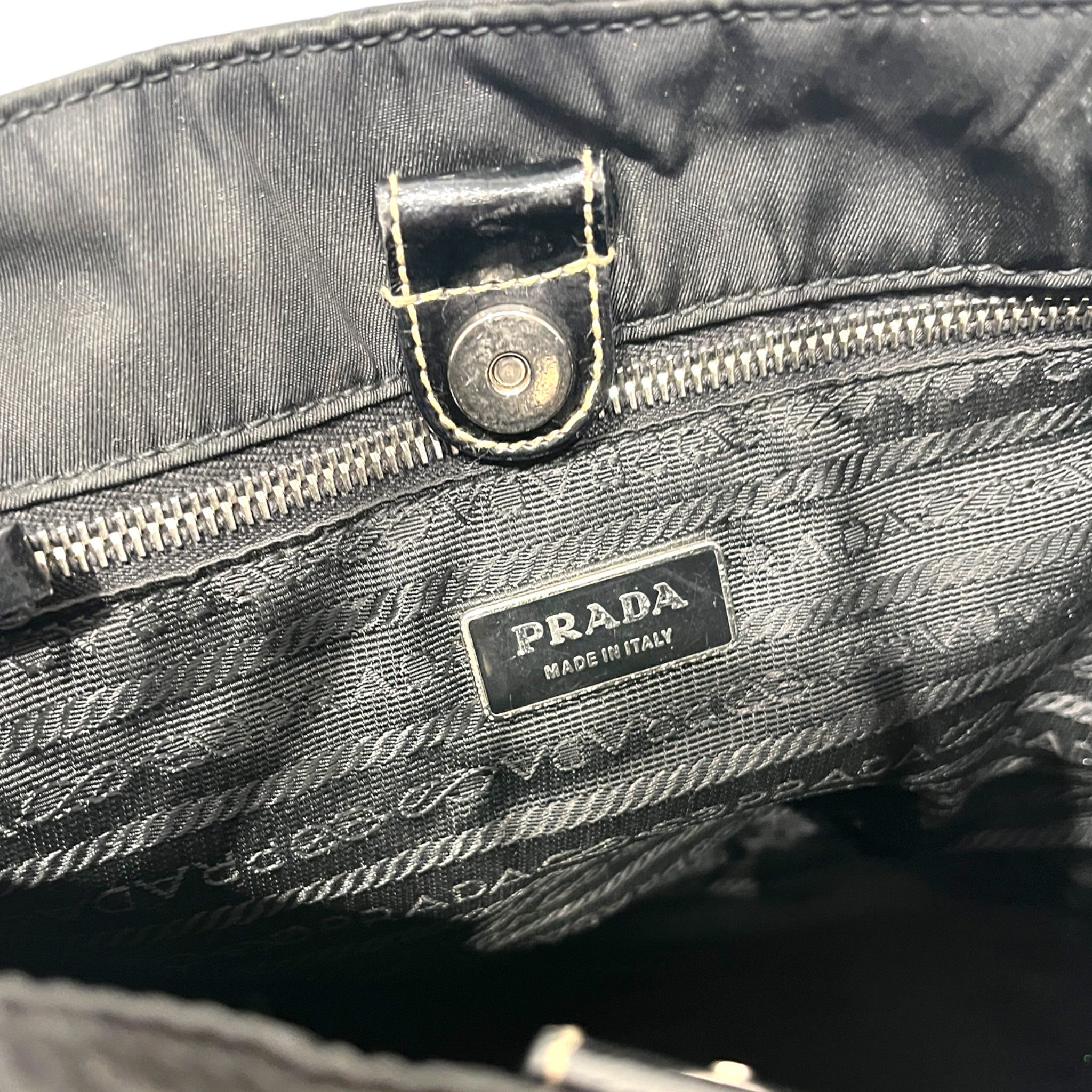 PRADA/Tote Bag/Nylon/BLK/prada mini tote view 3