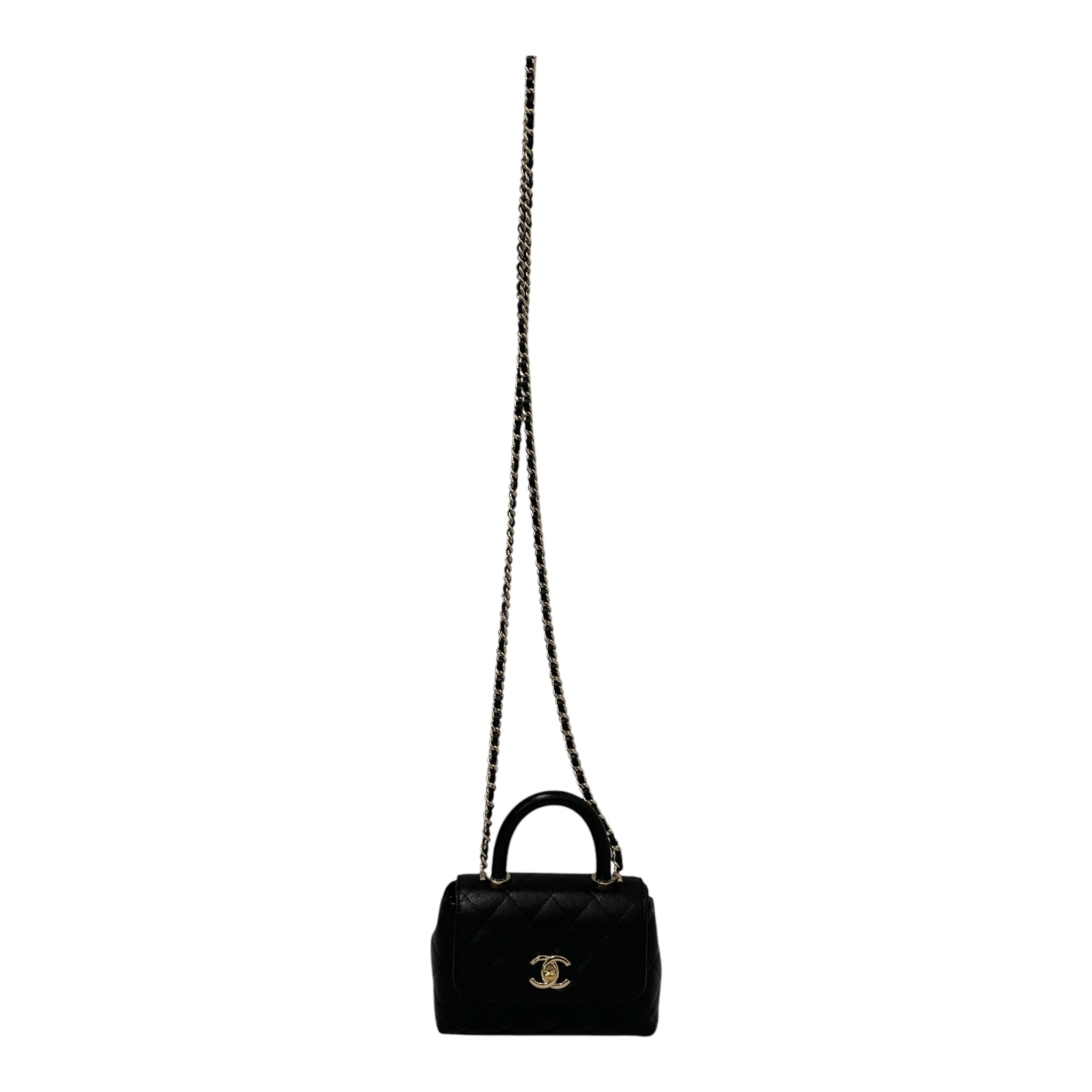 CHANEL/Cross Body Bag/Leatherl/BLK/N0E131A1 view 1