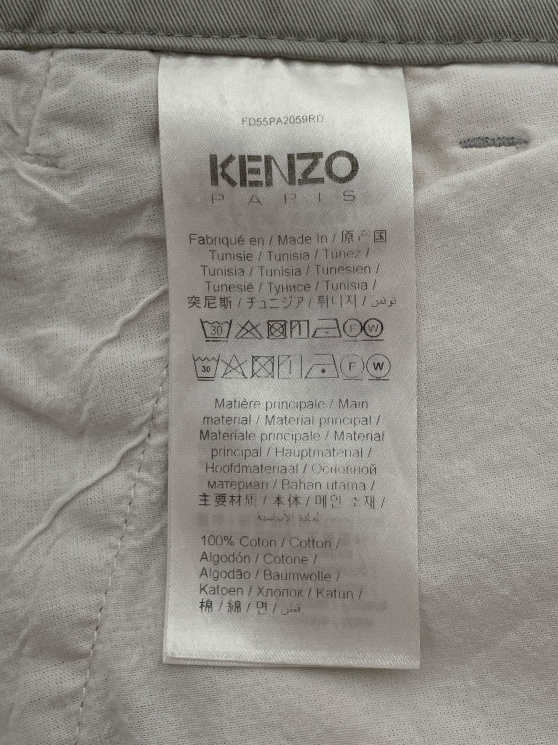 KENZO/Pants/44/Cotton/GRY/chinos view 4