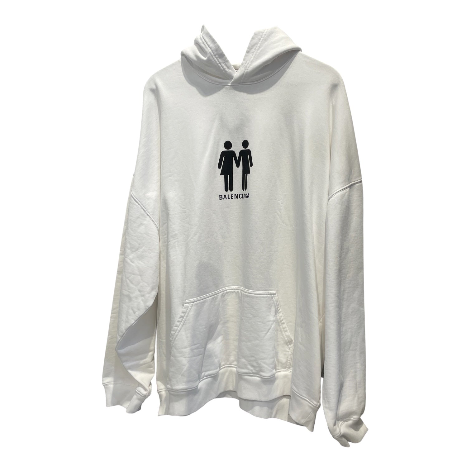 BALENCIAGA/Hoodie/M/Cotton/WHT/2022 BOY/GIRL PRIDE view 1