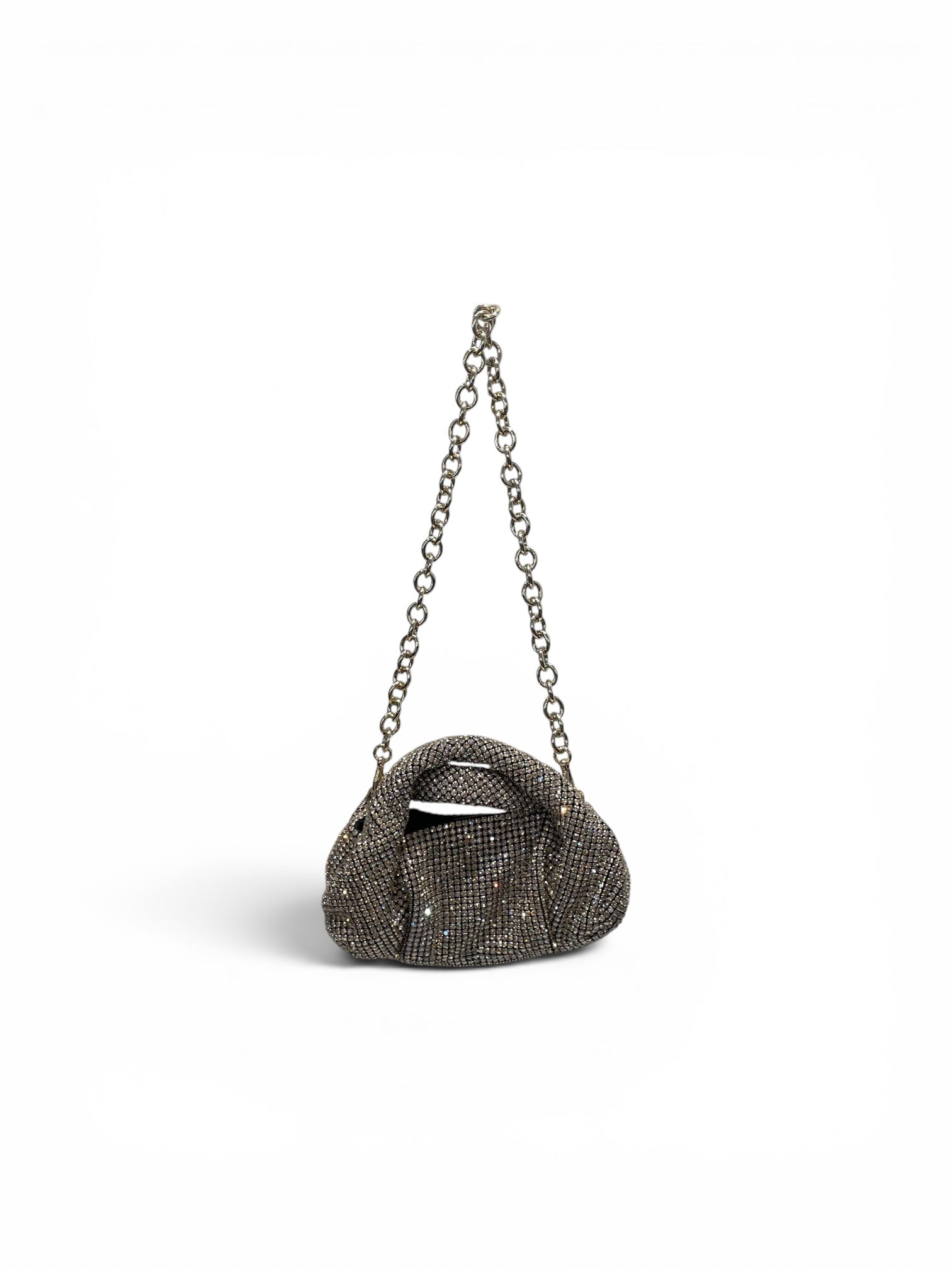 STUART WEITZMAN/Clutch Bag/SLV/Moda Shine Mini view 2