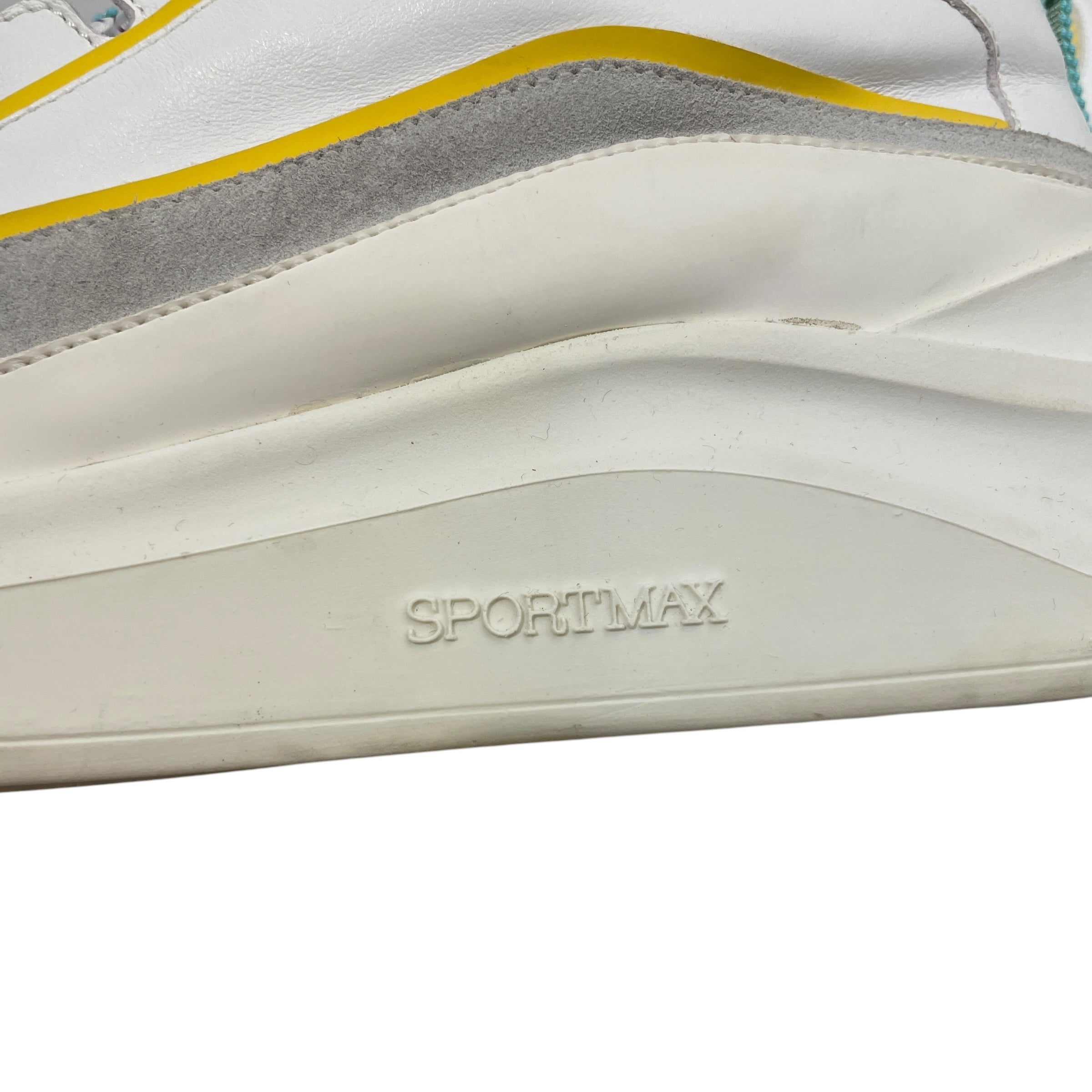 SPORT MAX by Max Mara/Low-Sneakers/US 8/Cotton/WHT/Sportmax sneakers view 3