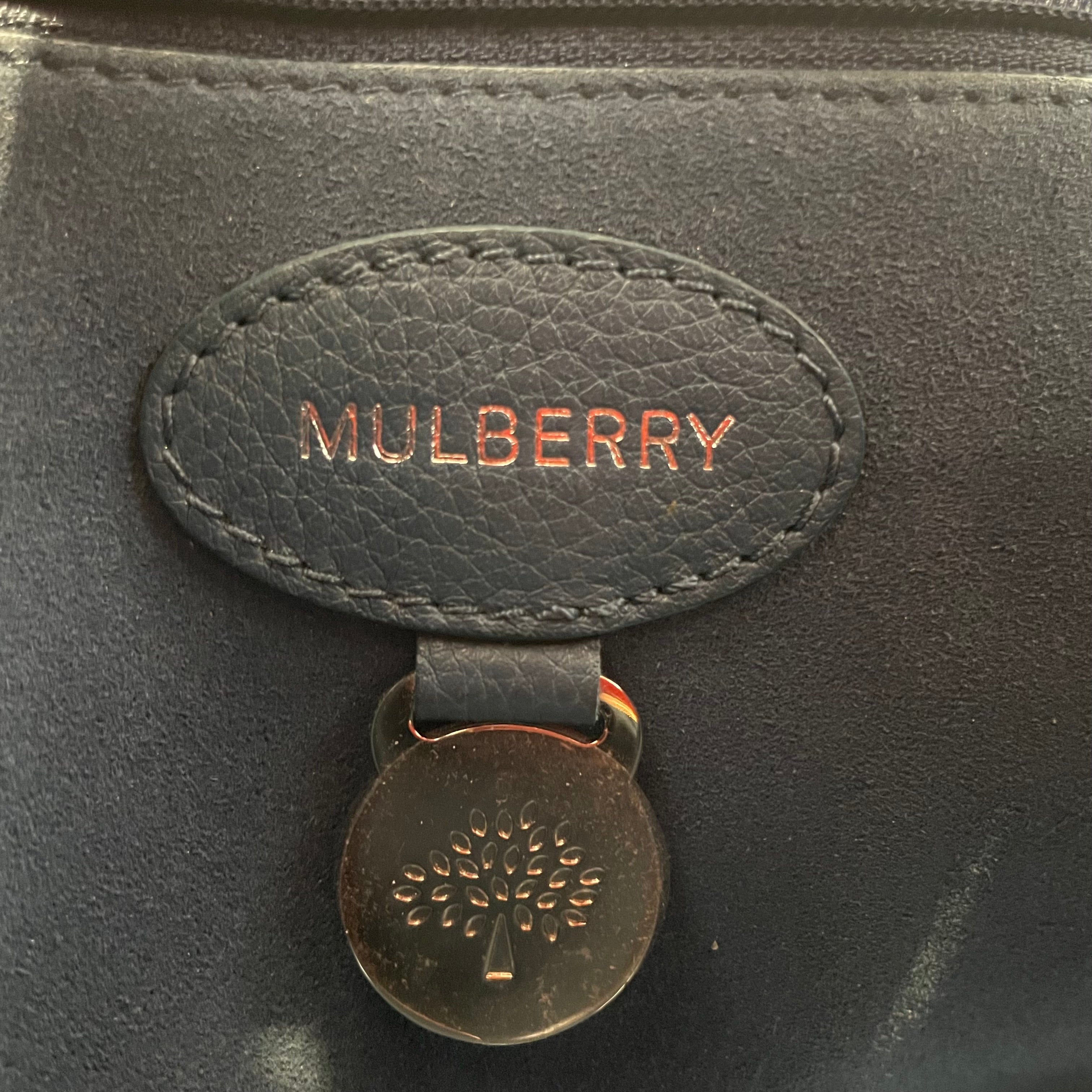 MULBERRY/Hand Bag/Leather/BLU/Turn Lock view 6