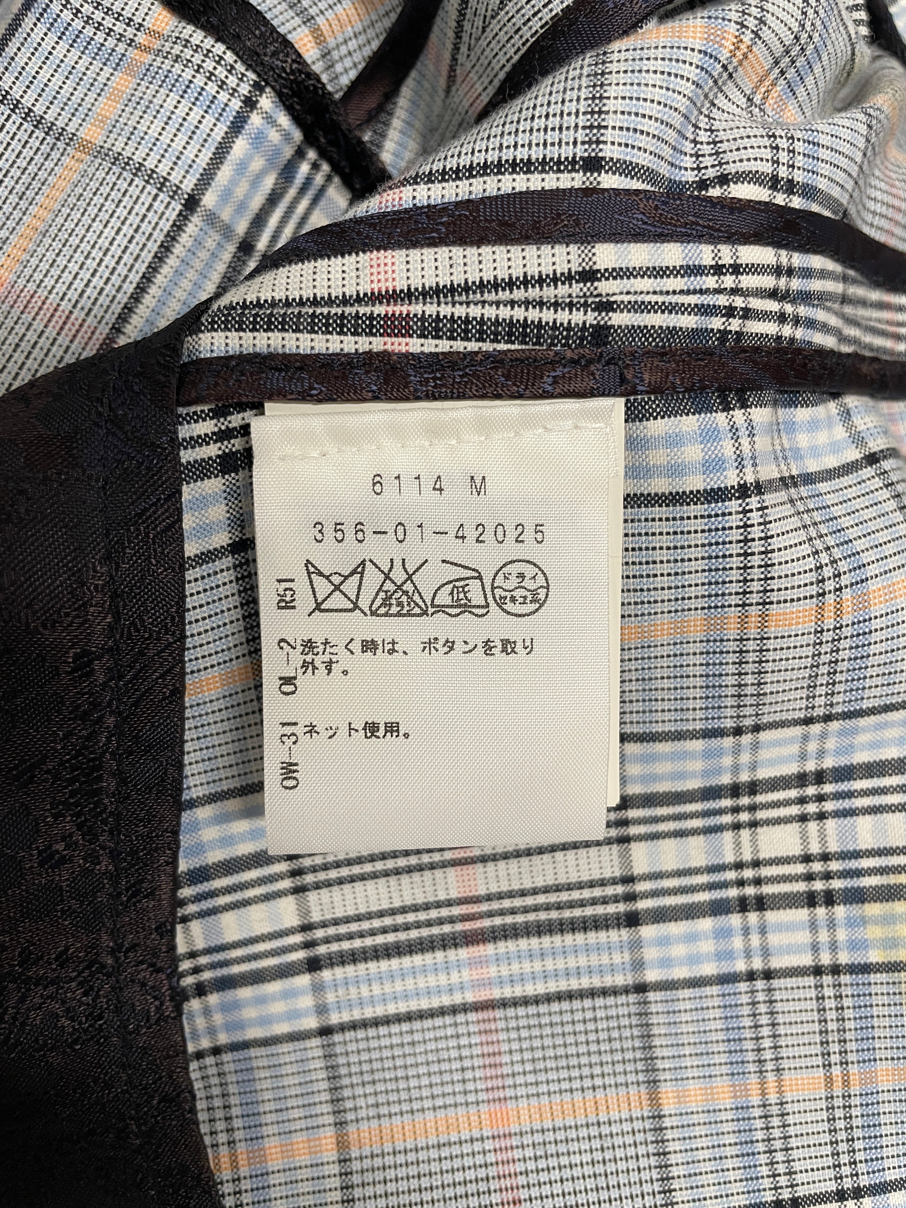 Vivienne Westwood RED LABEL/Jacket/40/Plaid/Wool/MLT/LIGHT PASTEL BLUE PLAID SILVER view 6