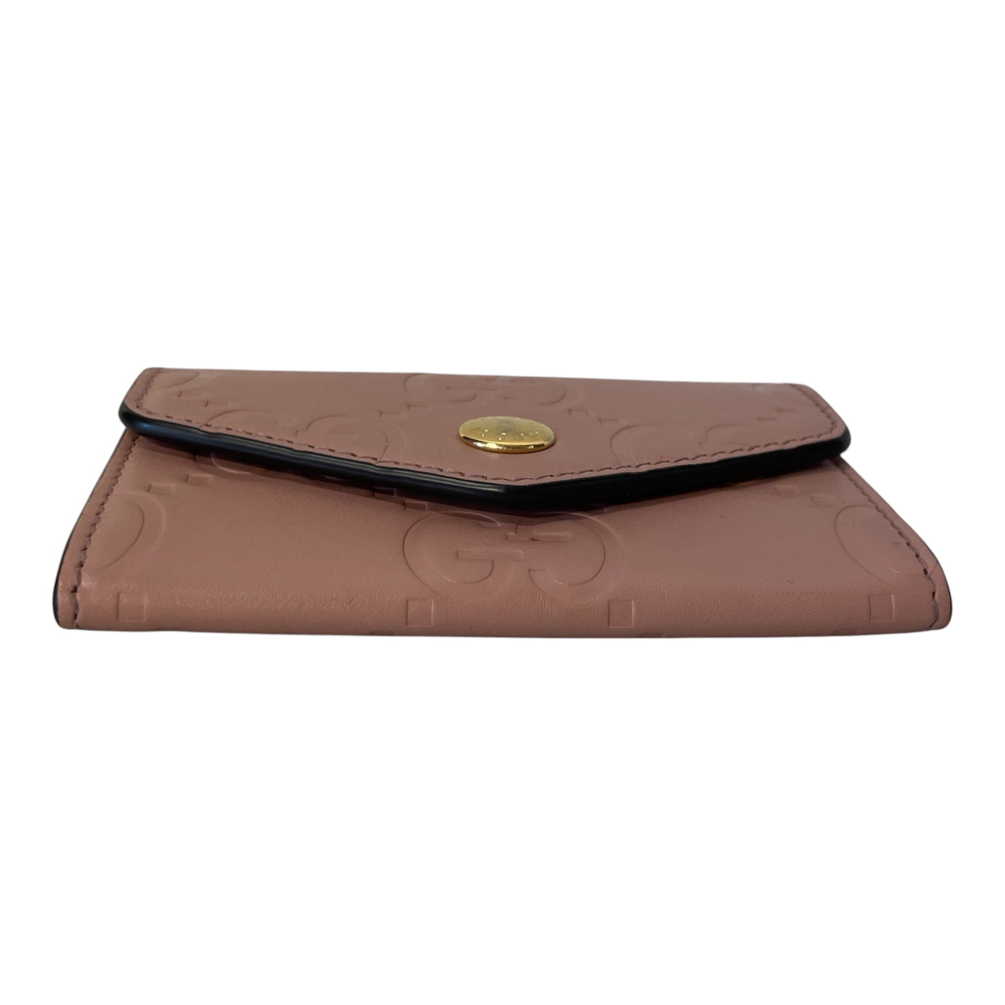 GUCCI/Wallet/Monogram/Leather/PNK/L's/JUMBO GG EMBOSSED WALLET view 3
