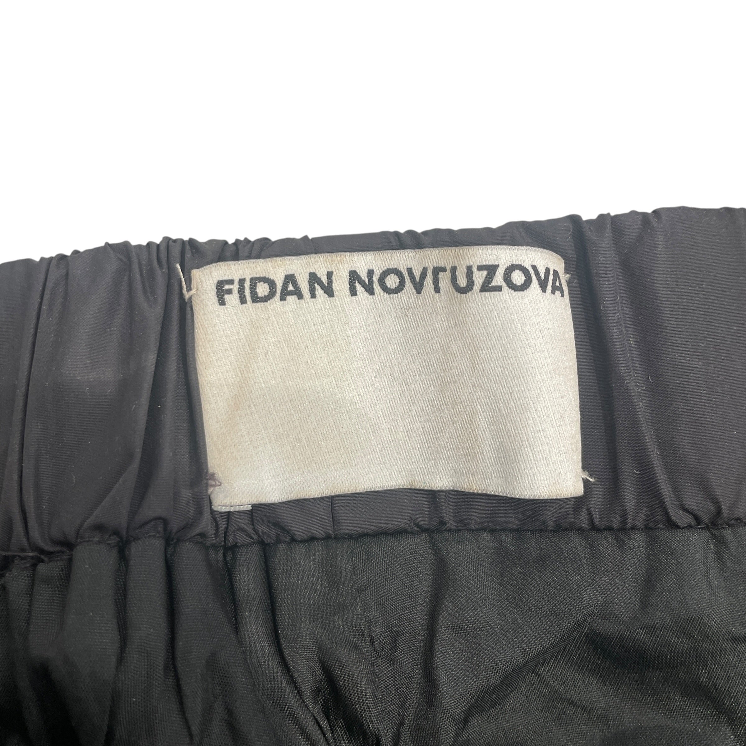 FIDAN NOVRUZOVA/Shorts/M/Stripe/Nylon/BLK/4 WHT STRIPE TO TIES view 3