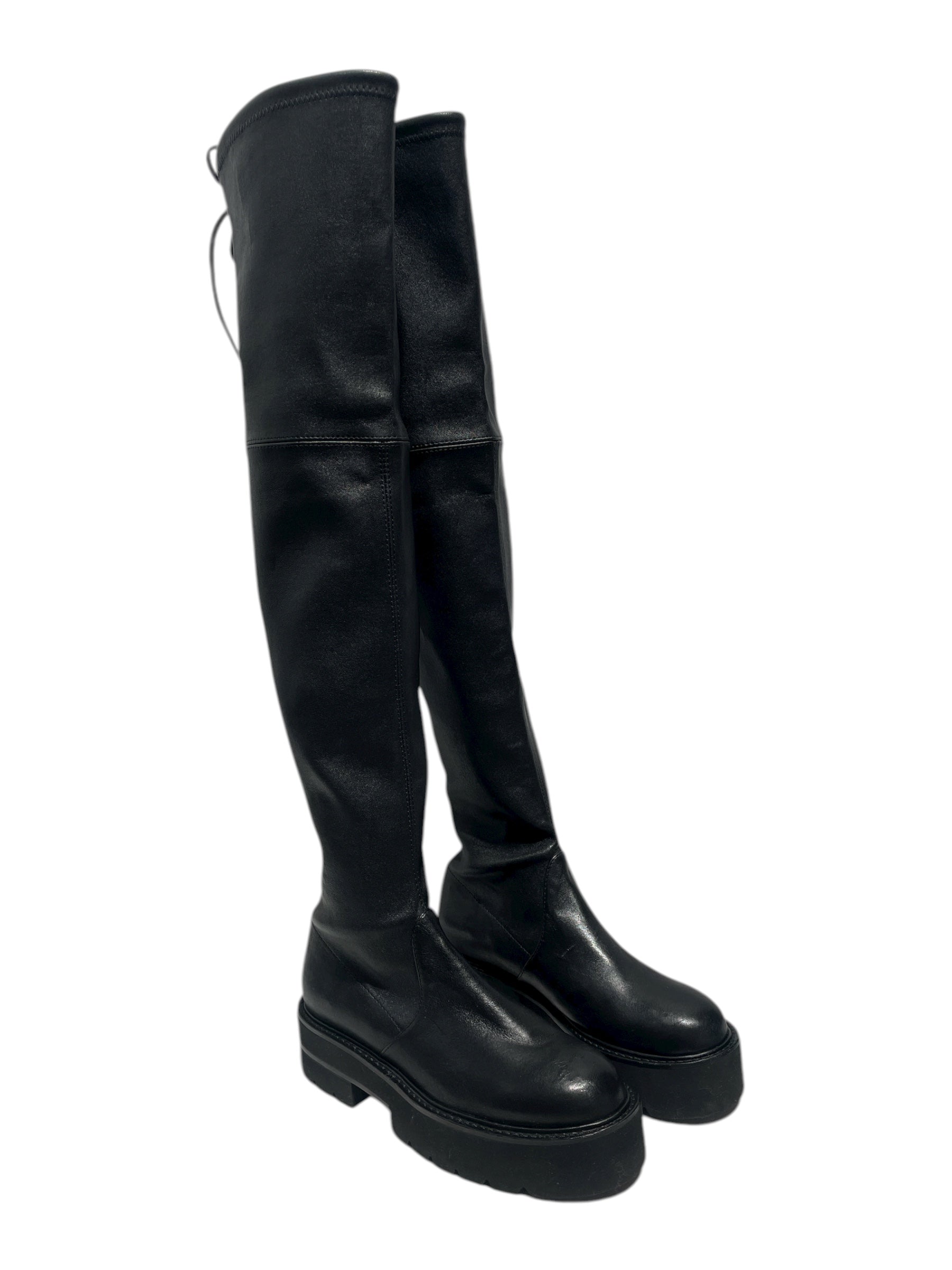 STUART WEITZMAN/Boots/US 5/Leather/BLK/Lowland UltraLift view 1