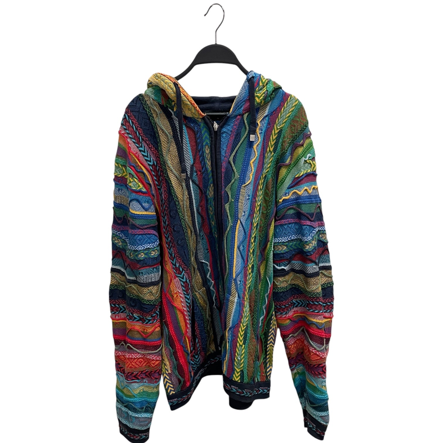 COOGI/Zip Up Hoodie/XXL/Stripe/Cotton/MLT/ALL OVER PATTERN/STRIPES view 1