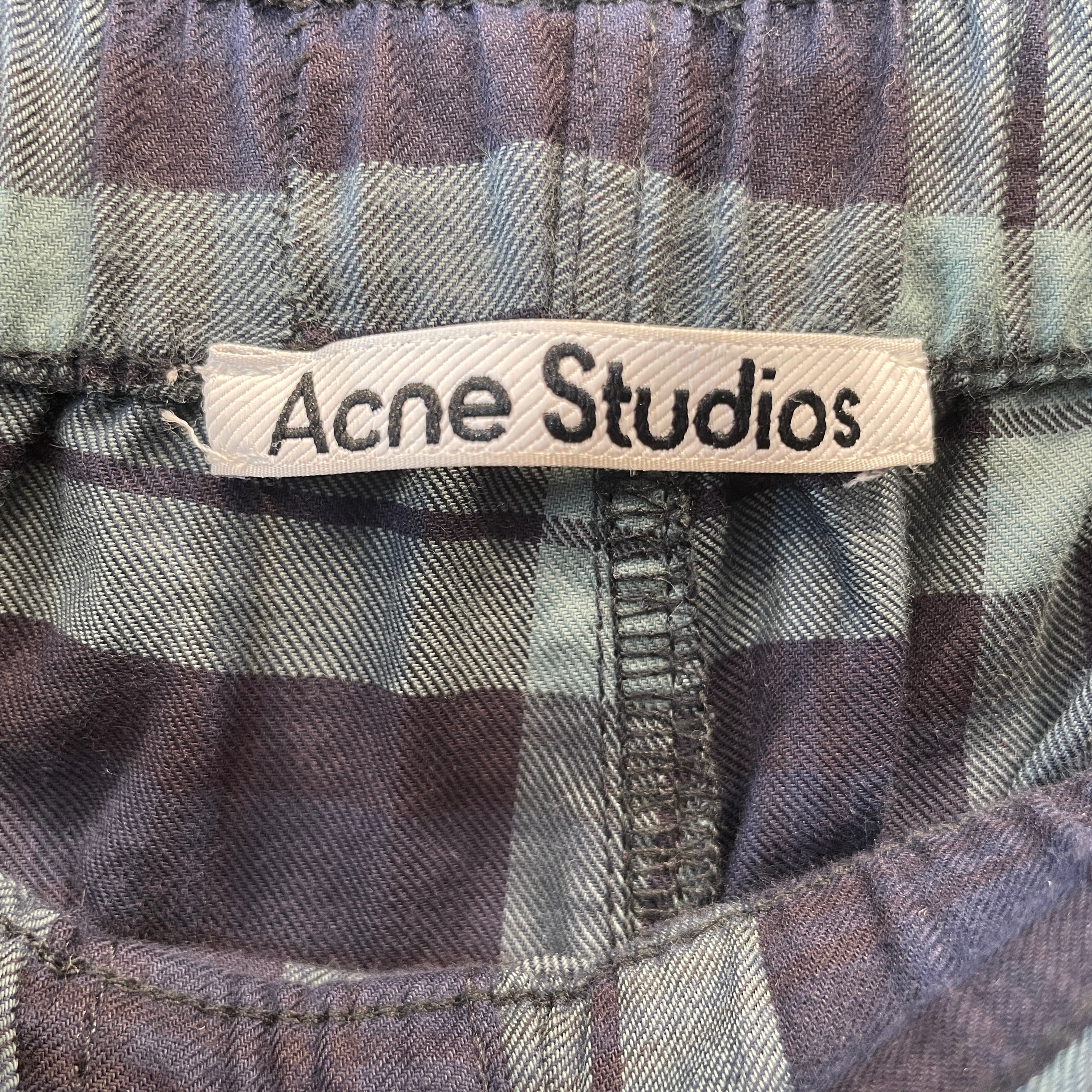 Acne Studios/Straight Pants/XS/Cotton/BLK/Double layer pants view 3