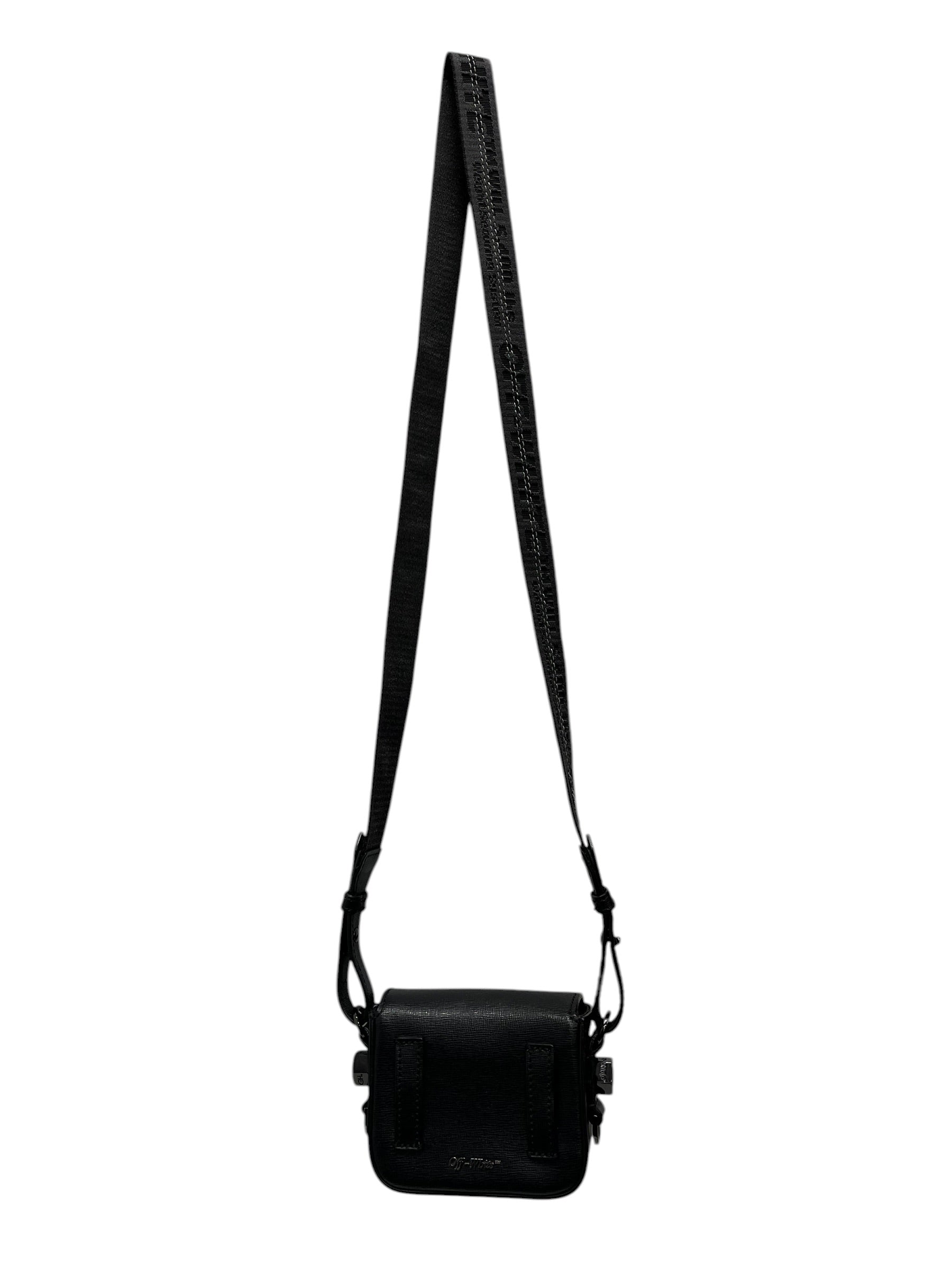 OFF-WHITE/Cross Body Bag/Graphic/BLK/small clip rrossbody blk/wht view 2