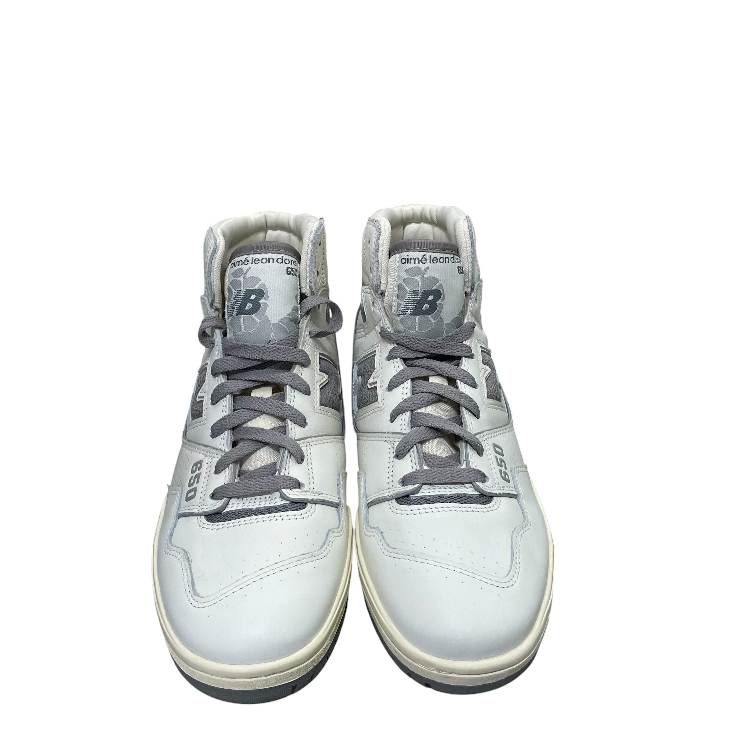 NEW BALANCE/Hi-Sneakers/US 10.5/Cotton/CRM/ view 4
