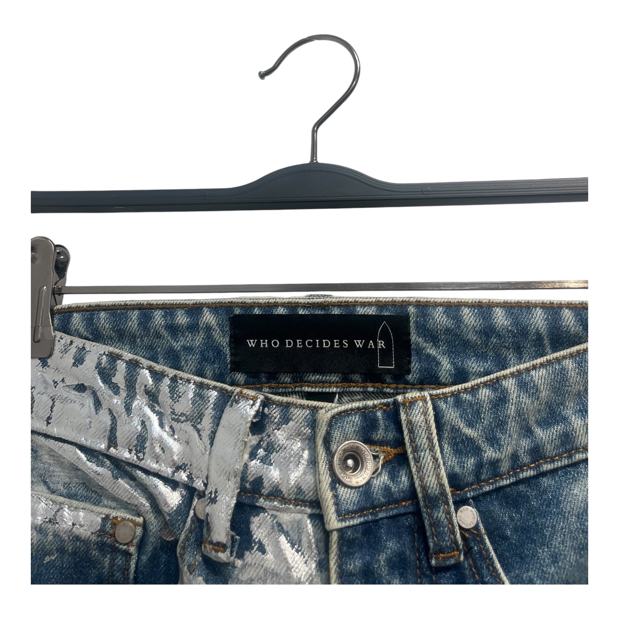 WHO DECIDES WAR/Bottoms/24/Cotton/BLU/STAINED GLASS SIDING view 3