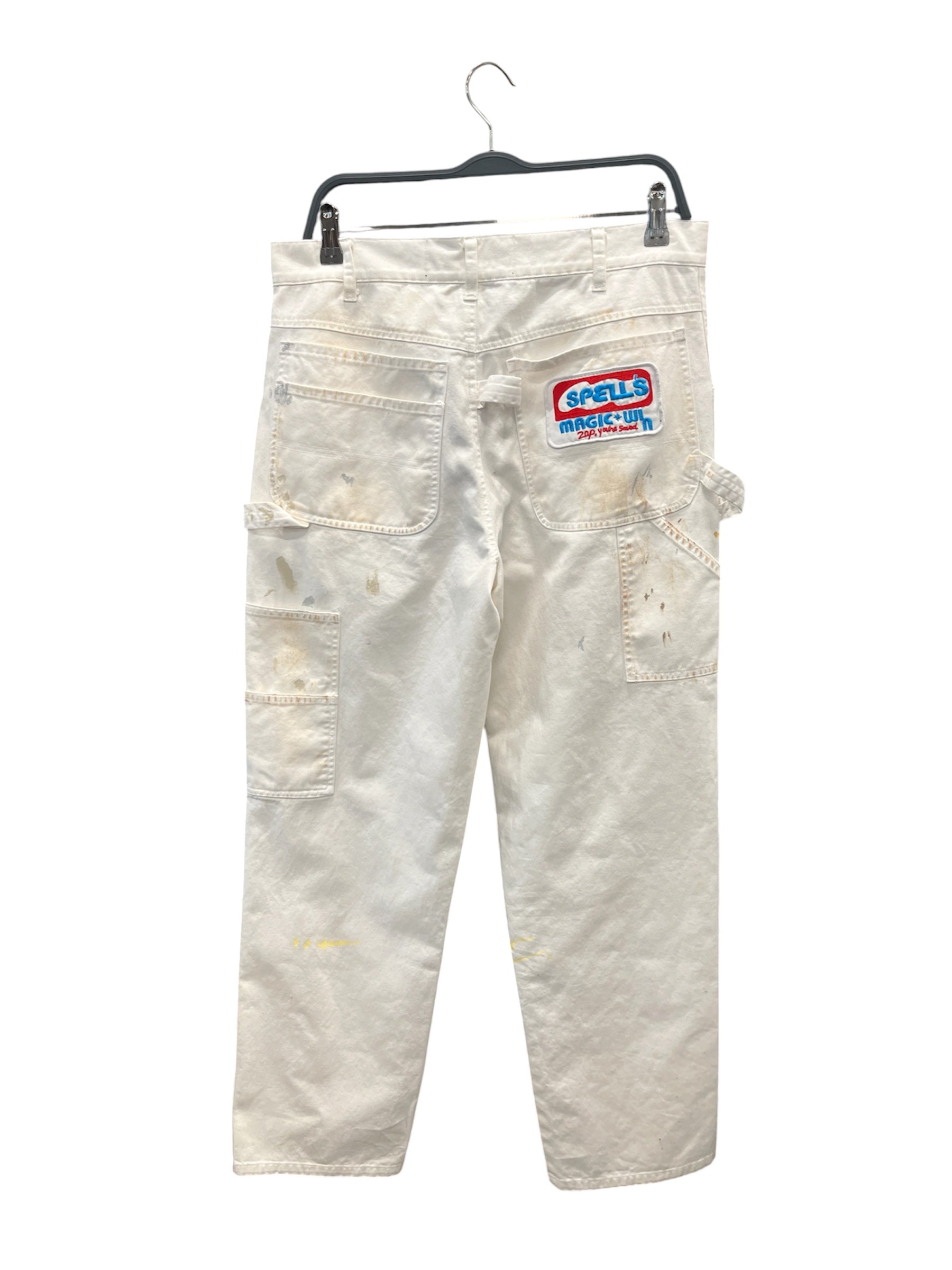 Paly Hollyowod/Cargo Pants/32/Cotton/WHT/Button Fly/All Over Print/ view 2