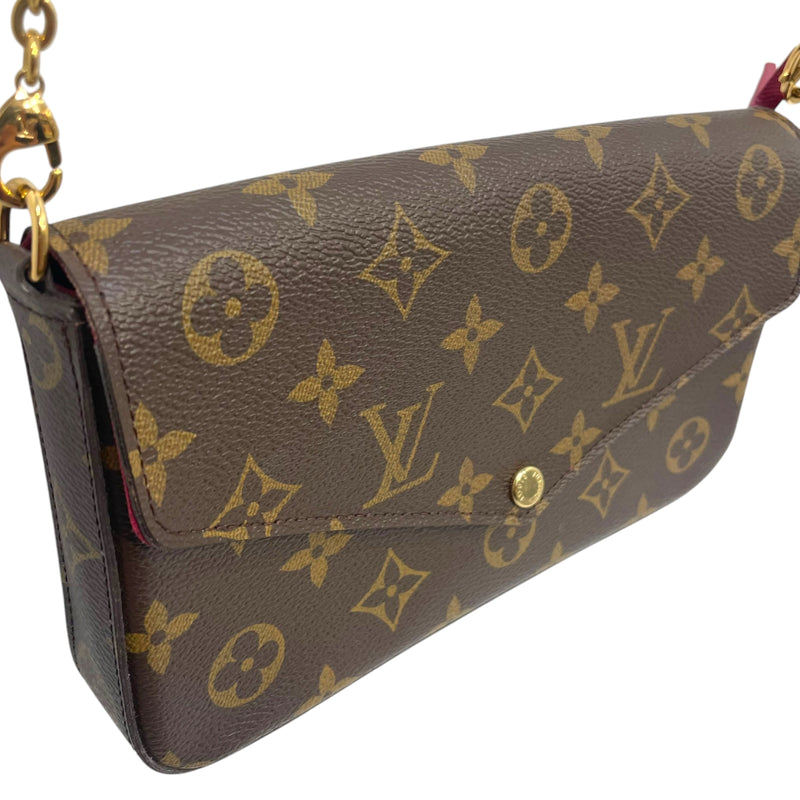 LOUIS VUITTON/Pouch/OS/Monogram/Leather/BRW/mi4175