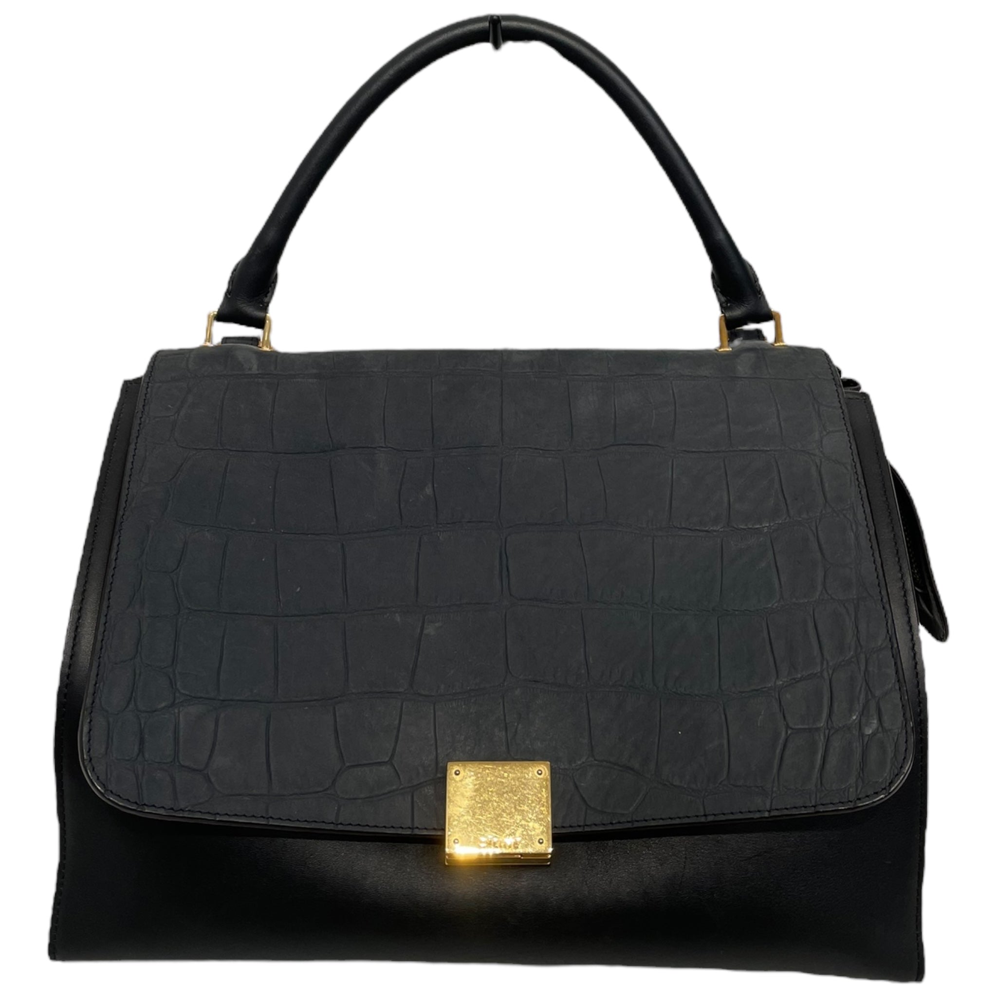CELINE/Cross Body Bag/M/Leather/GRY/ view 1