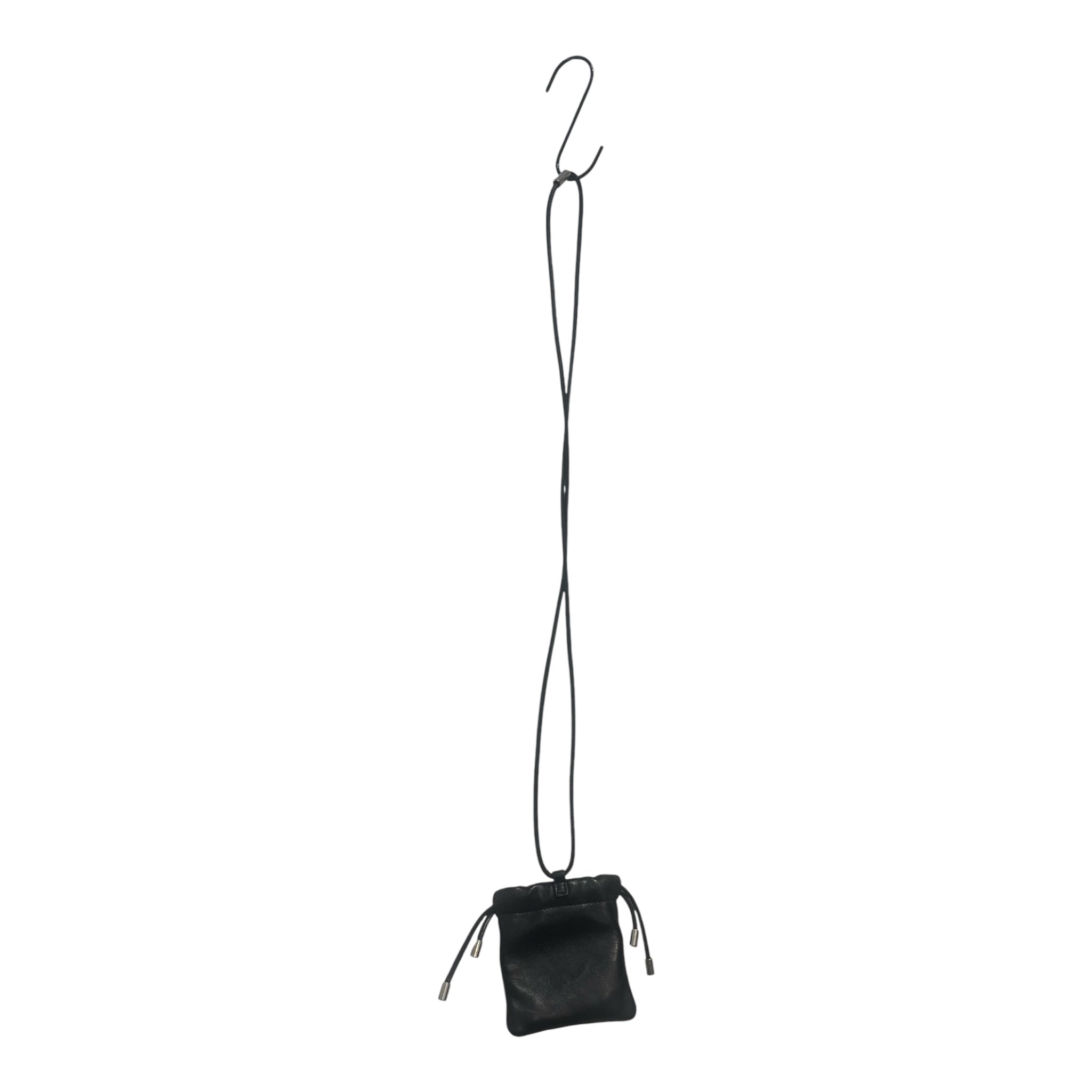 SAINT LAURENT/Accessories/Leather/BLK/M's/necklace pouch view 2