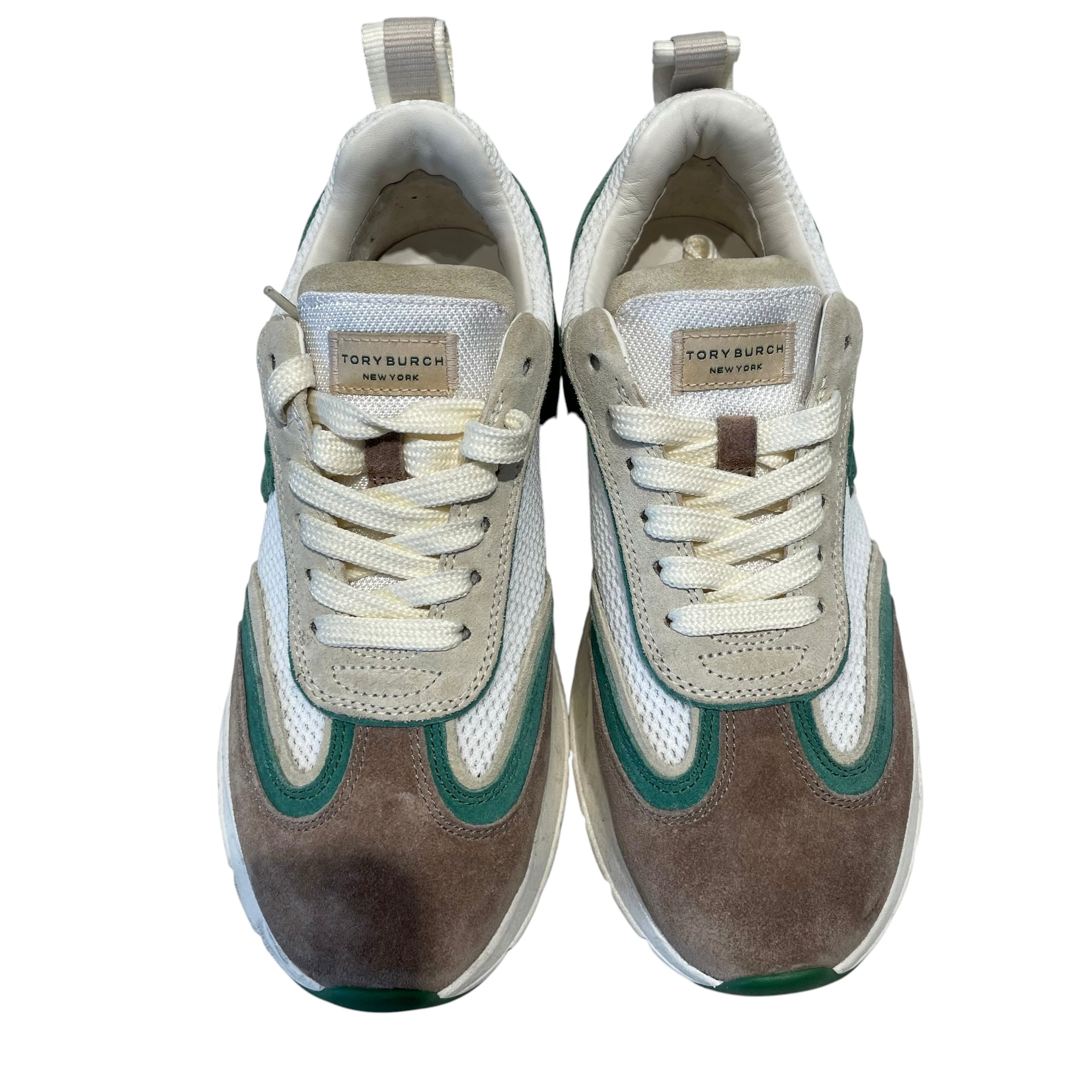 TORY BURCH/Low-Sneakers/US 8.5/Suede/GRN/Ankle Strap/Good Luck view 2