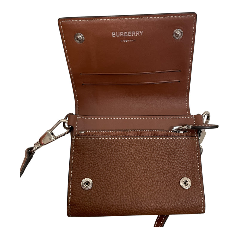 BURBERRY/Cross Body Bag/Leather/BRW/MINI