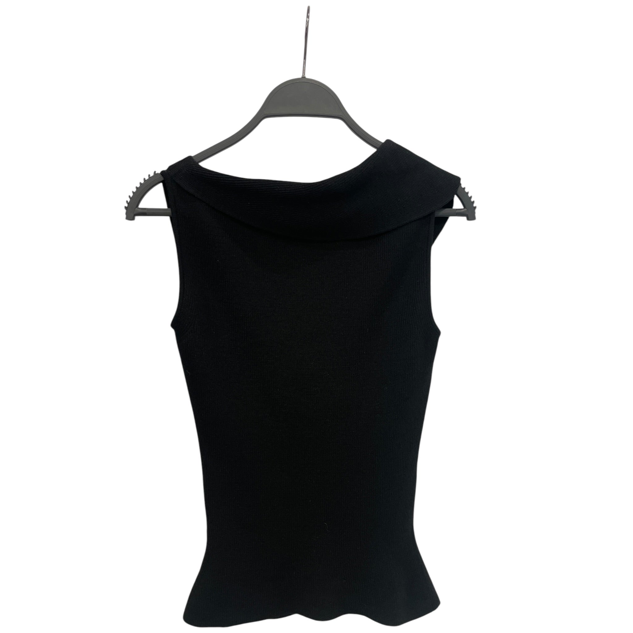 Alexander McQueen/SL Cut & Sew/XS/Wool/BLK/SCRUNCH CHEST view 2