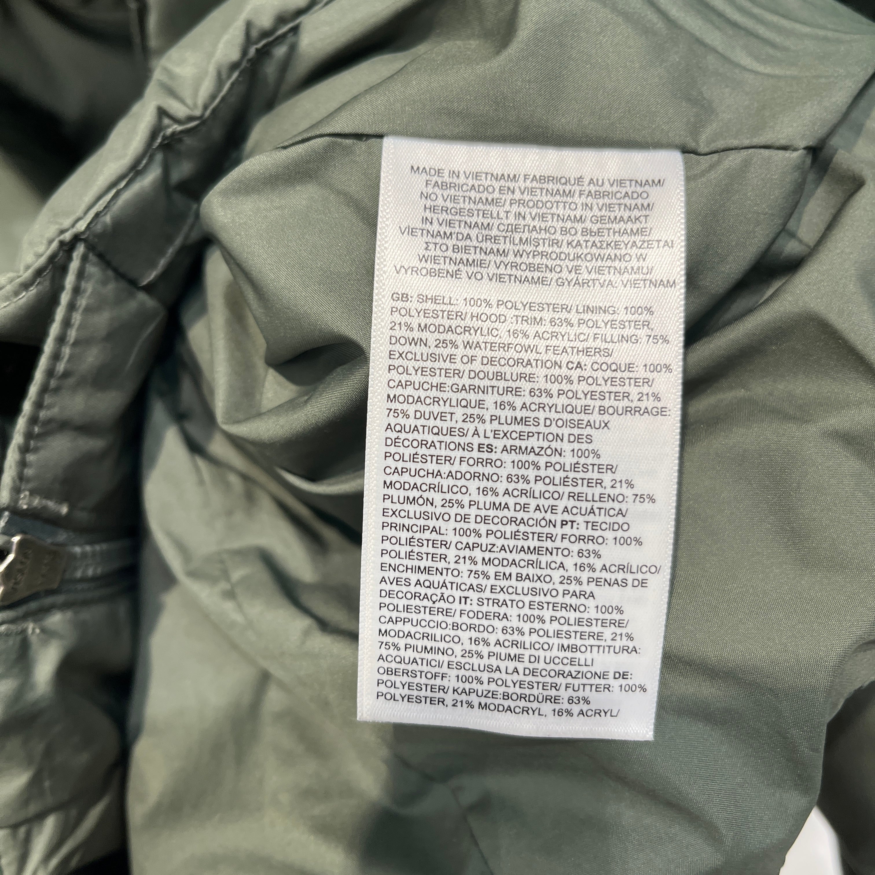 THE NORTH FACE/Coat/M/Nylon/GRN/ view 4