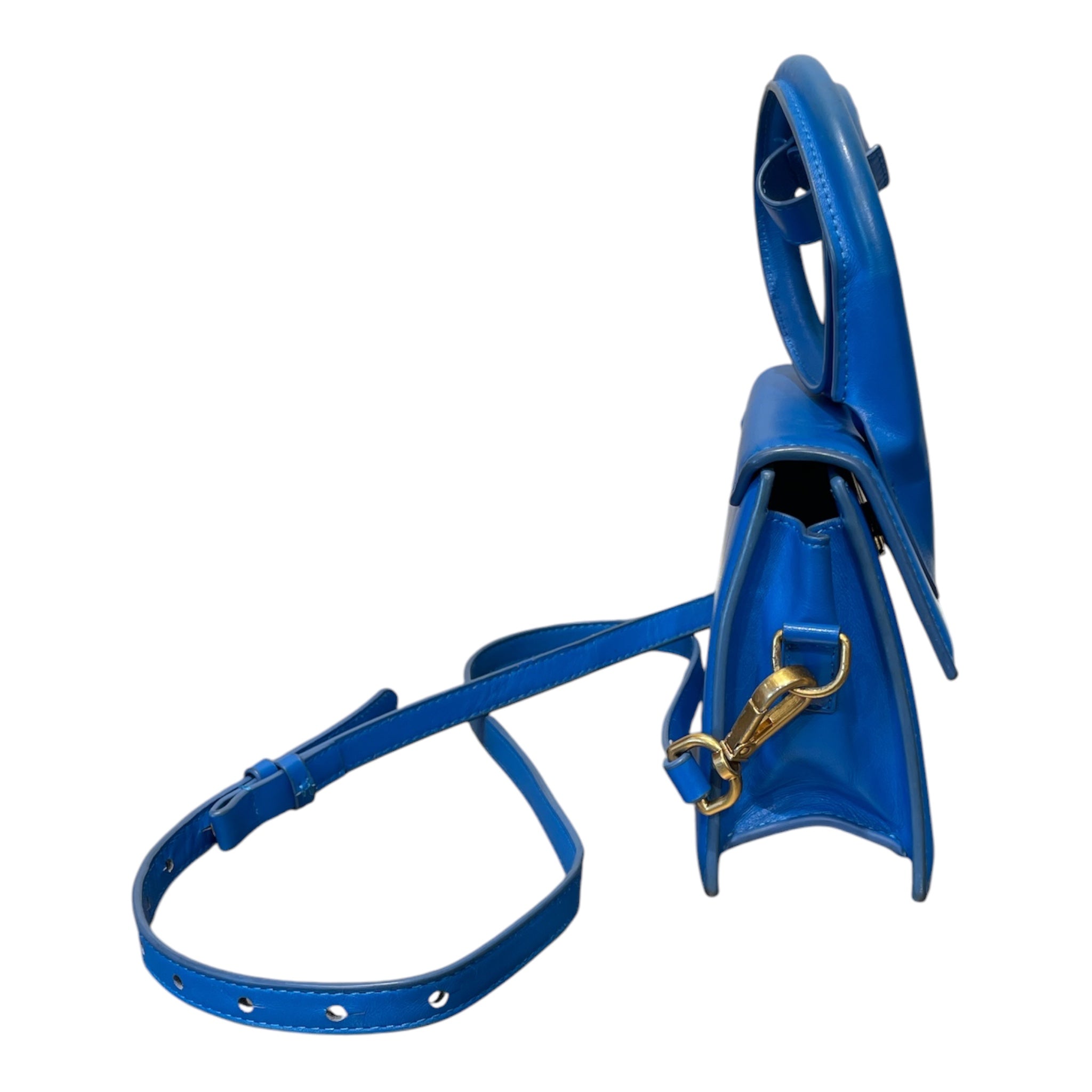 JACQUEMUS/Cross Body Bag/Leather/BLU/LE CHIQUITO view 3