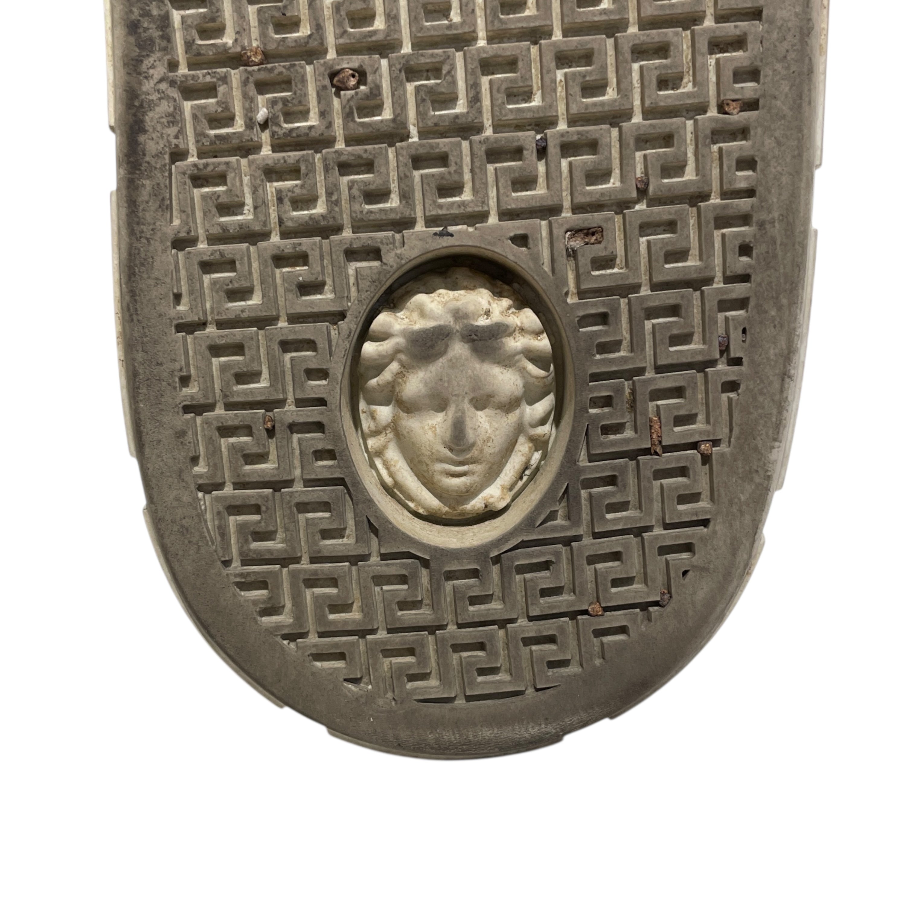VERSACE/Low-Sneakers/EU 46/All Over Print/Leather/YEL/Greca Borocco Canvas view 9