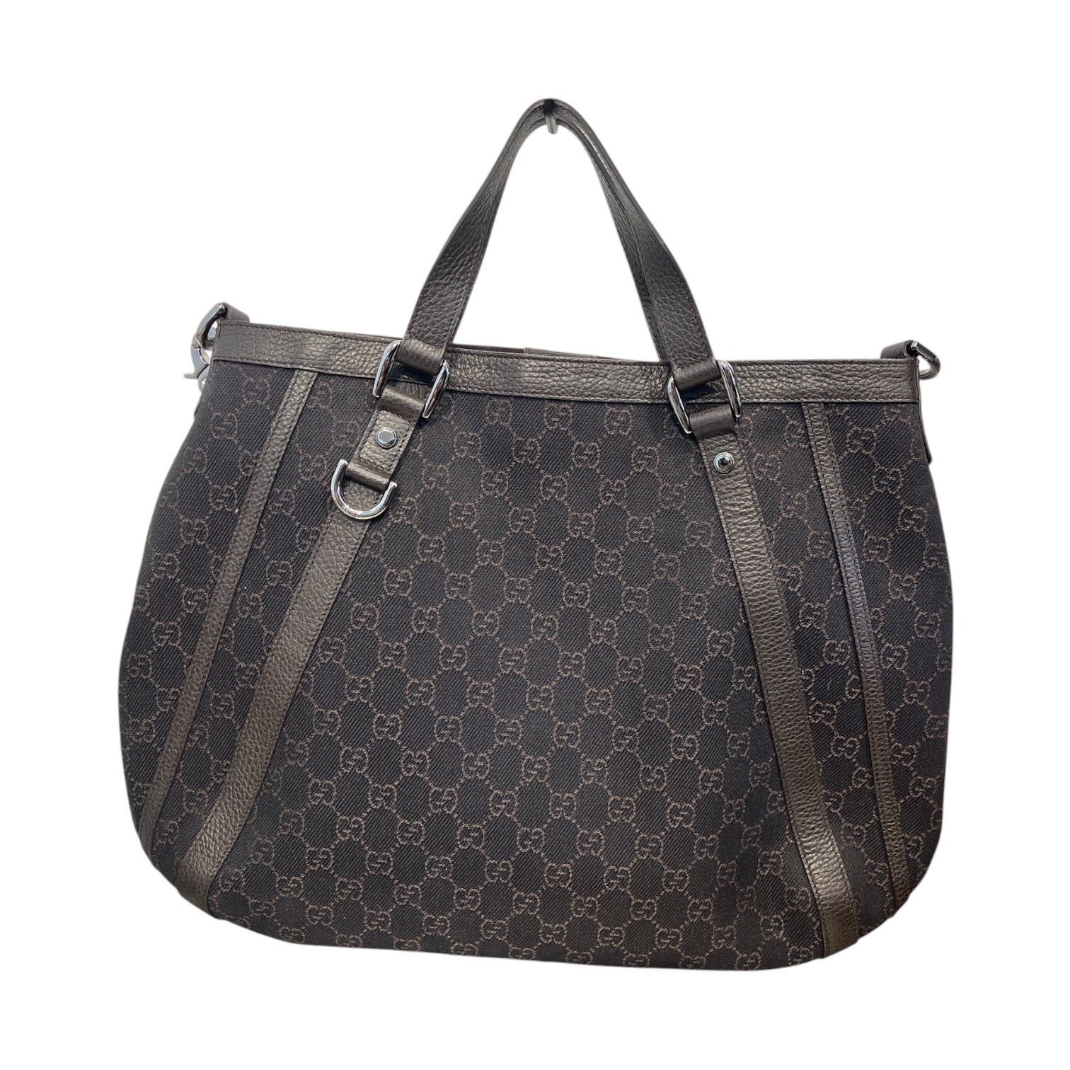 GUCCI/Hand Bag/Monogram/BLK/Abbey D Ring Satchel view 1