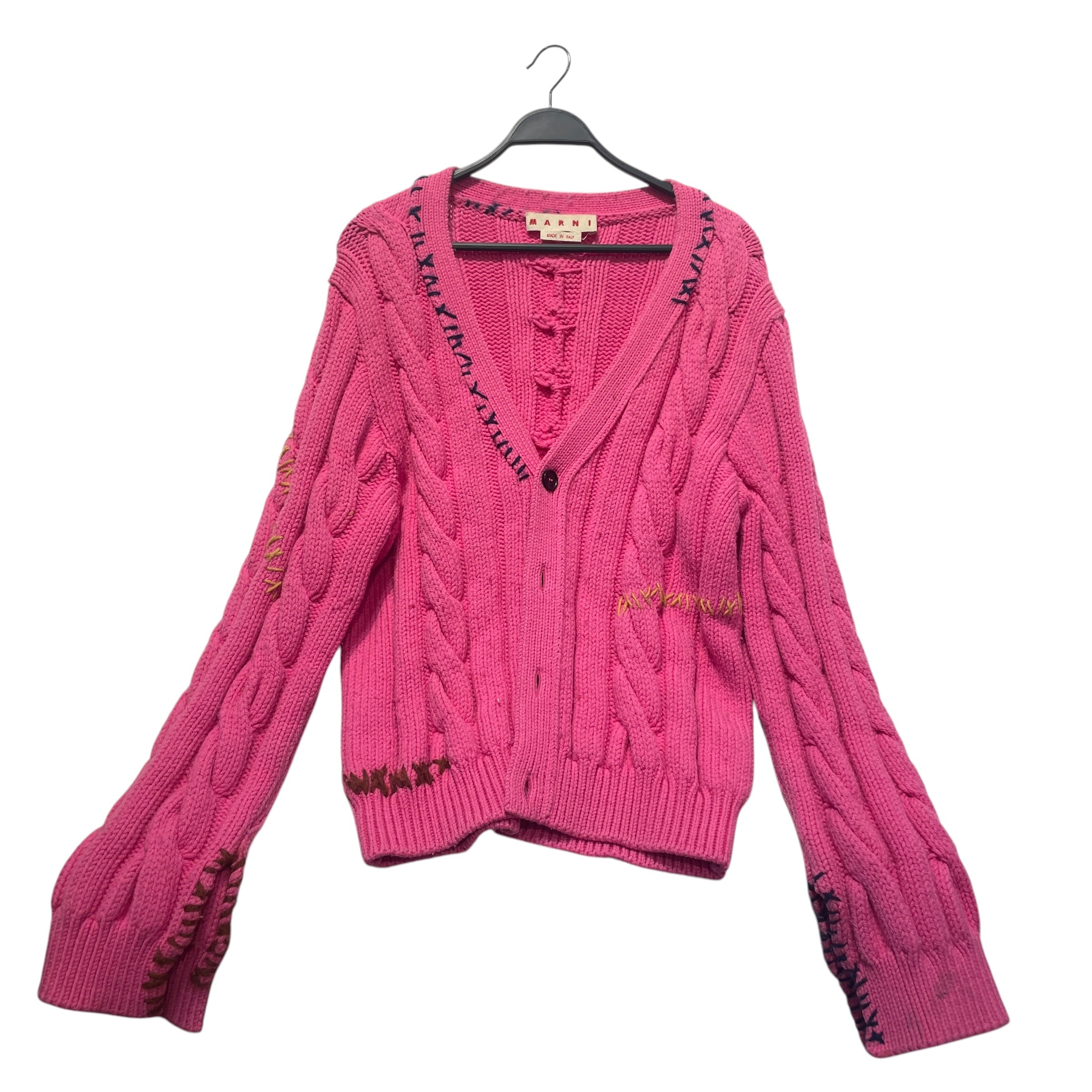 MARNI/Sweater/42/Wool/PNK/Virgin Wool Scoop Pullover view 1